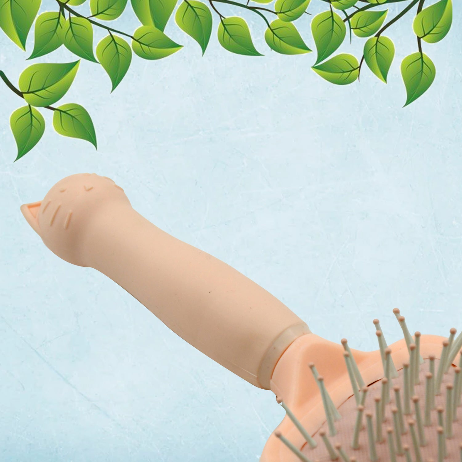 12547 Massage Comb, Massage Hair Brush Ergonomic Matt Disappointment for Straight Curly Hair Cushion Curly Hair Comb For Detangling Professional Comb For Men And Women for All Hair Types, Home Salon DIY Hairdressing Tool (1 Pc / 24 Cm)