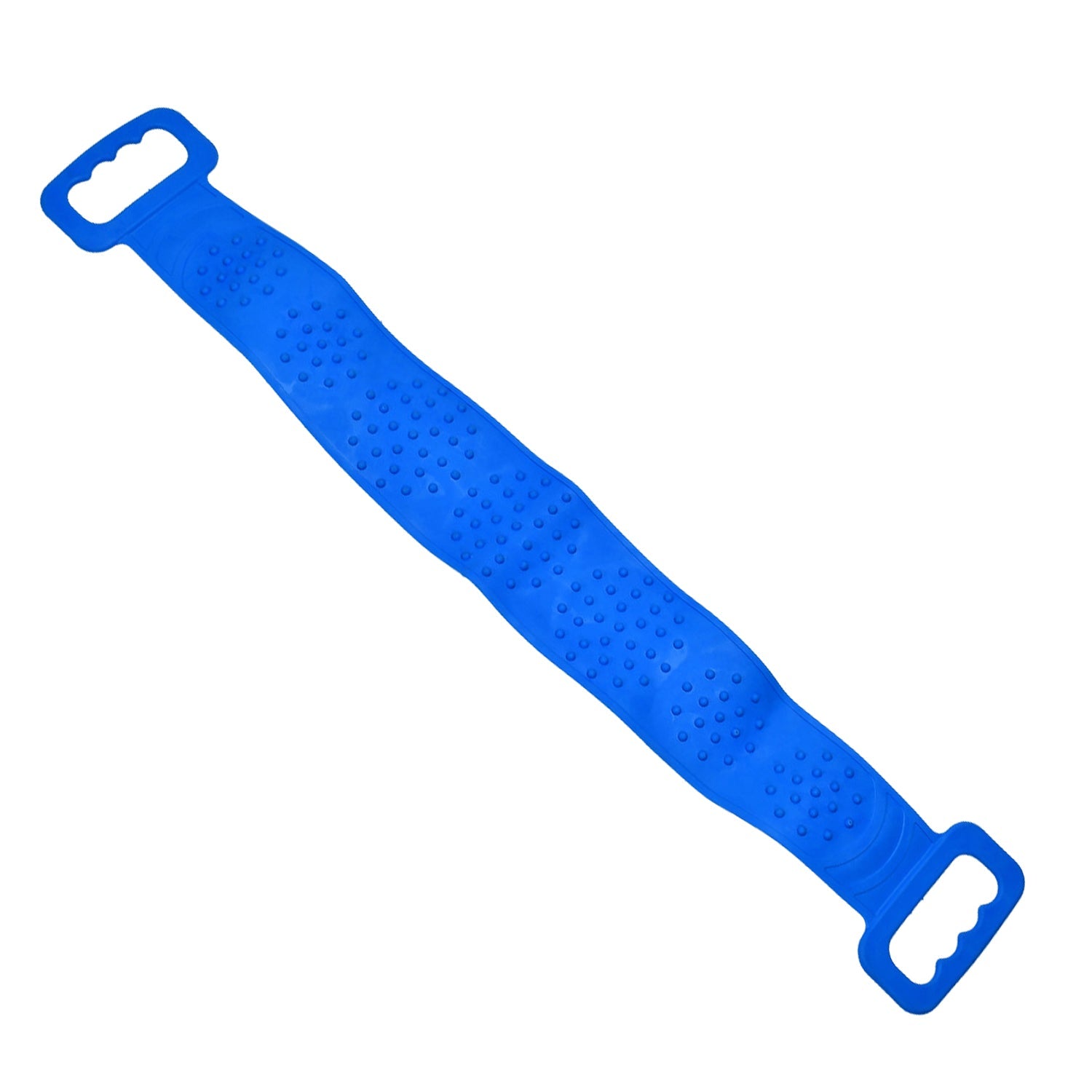 6637 Silicone Body Back Scrubber, Double Side Bathing Brush for Skin Deep Cleaning Massage.