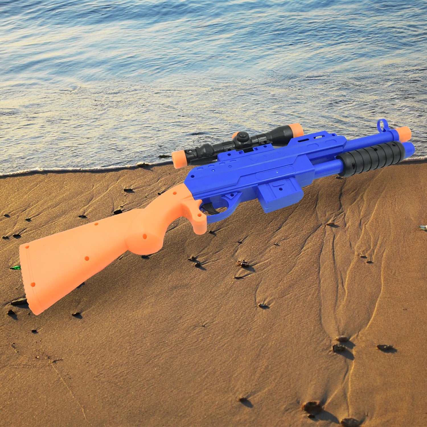 4325 Big Plastic Toy Gun for Kids - 22 Inch Gun Toy for Kids Shooting Gun with 6 fence arrows Kids Toy Return Gift Item, Shot Air Gun For Diwali Gift, Birthday Gift (22Inch)