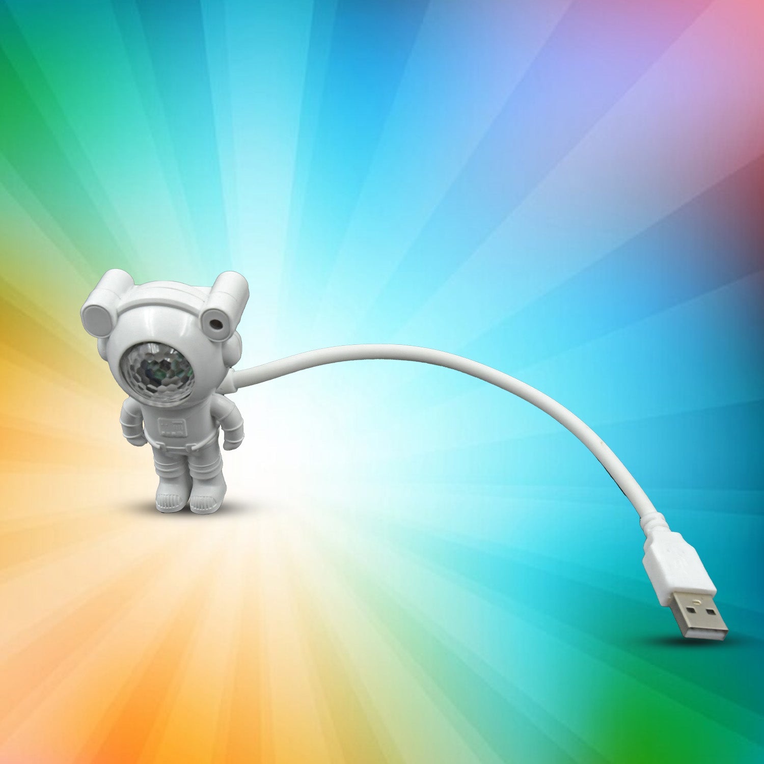 8473 USB Intelligent Voice Projector Astro Night Light Projector, Galaxy Light Star Projector, Cartoon Light, LED Light, Desk Lamp, Mini Night Light, Cartoon Reading Lamp, USB Port for Kids Room Adults Bedroom Party Gaming Room