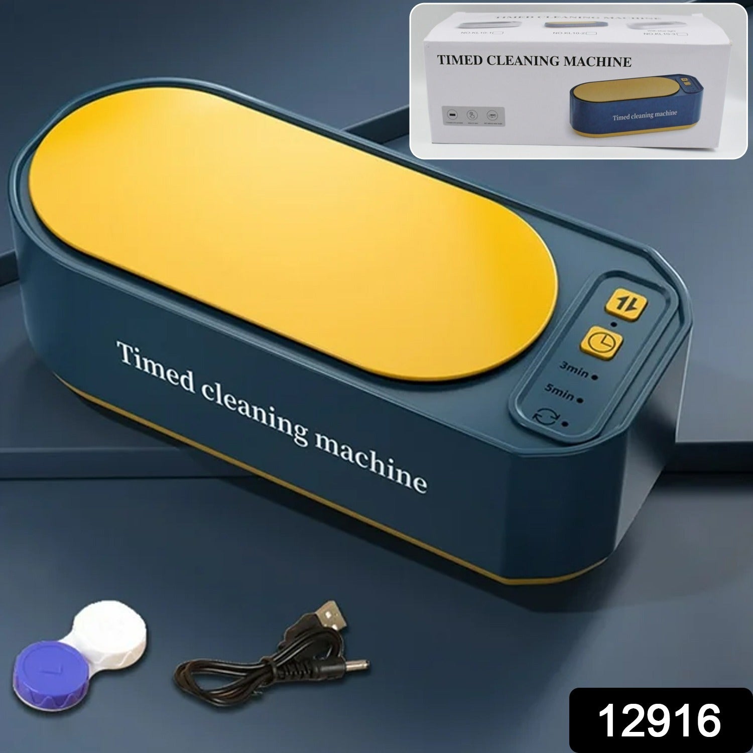 12916 Ultrasonic Jewelry, Cleaner, Ultrasonic Cleaning Machine, Portable Jewelry Cleaning Machine for Jewelry, Ring, Silver, Retainer, Glasses, Watches, Coins, High Frequency Vibration Machine google/ optical cleaner machine (USB Operated)