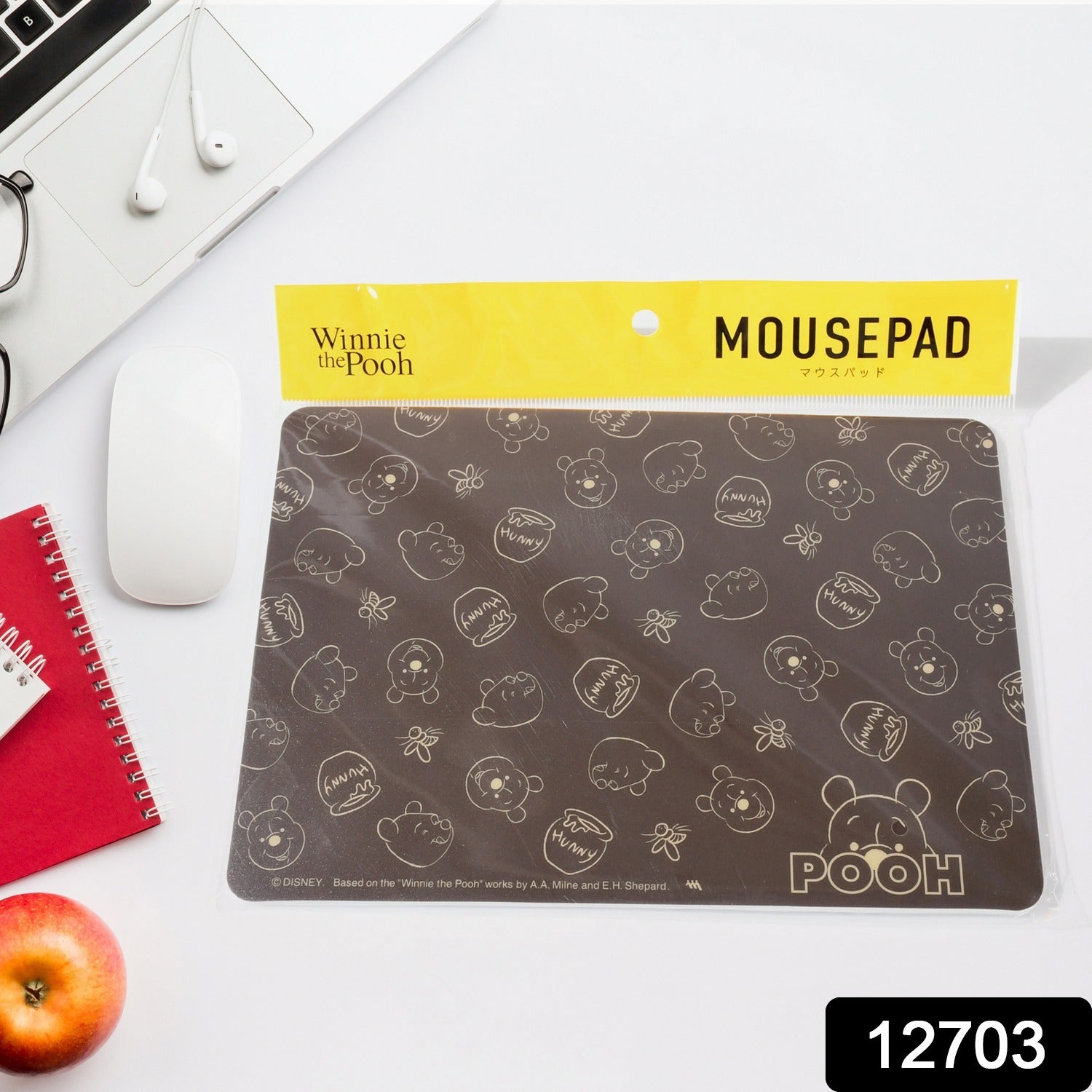 12703 Cartoon Printed Soft Mouse Pad Natural Plastic Pad Pad For Gaming & Office Use Mouse Pad mousepad for All Types of Mouse (21x15 cm)