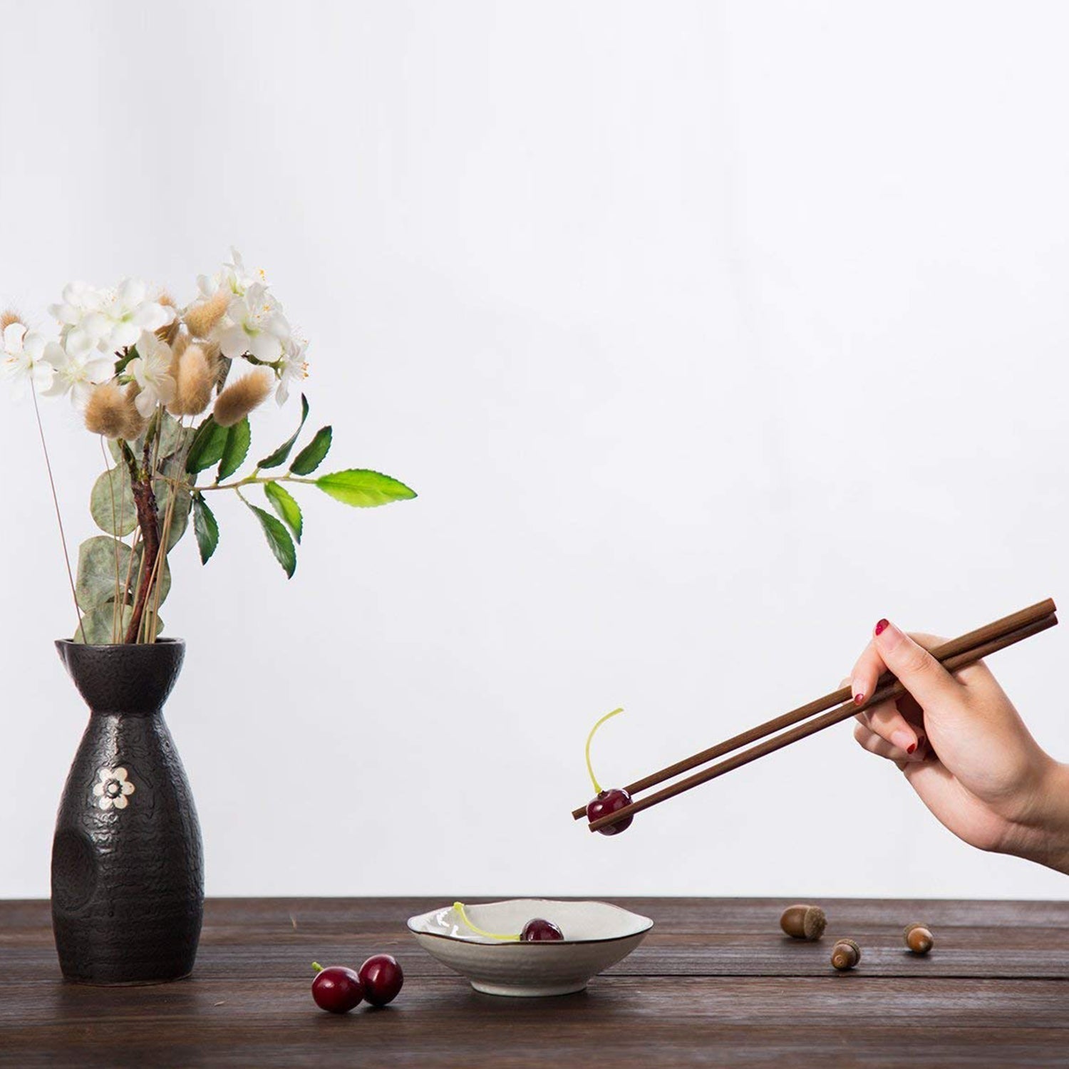 6310 Classic Chopstick used for eating in a traditional Japanese way and can be used in all kinds of places like restaurants. (10 Single Pcs)