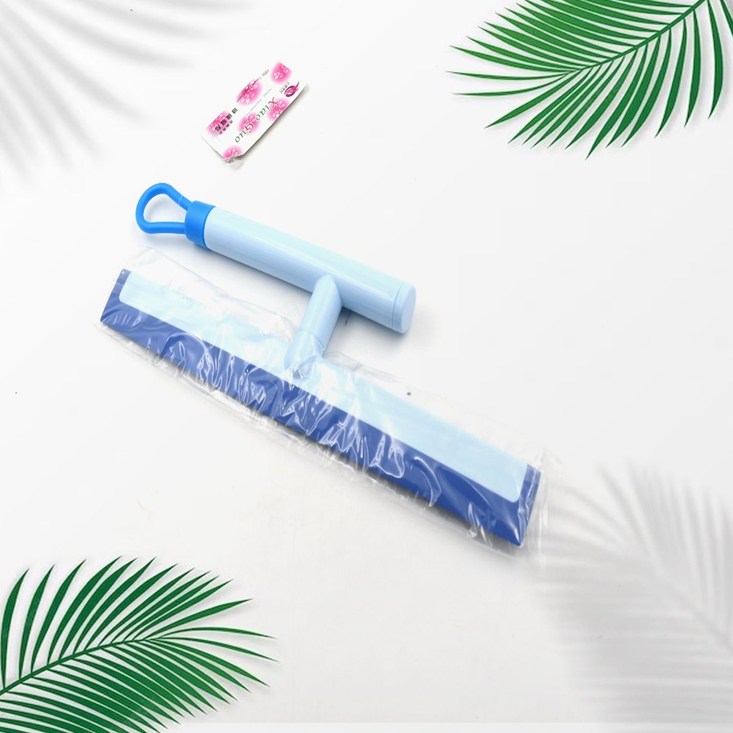 7996 Glass Cleaning Wiper Window Cleaner, for Bathroom, Windows, and Car Glass, Window Mirror Scraper Brush with Soft Rubber