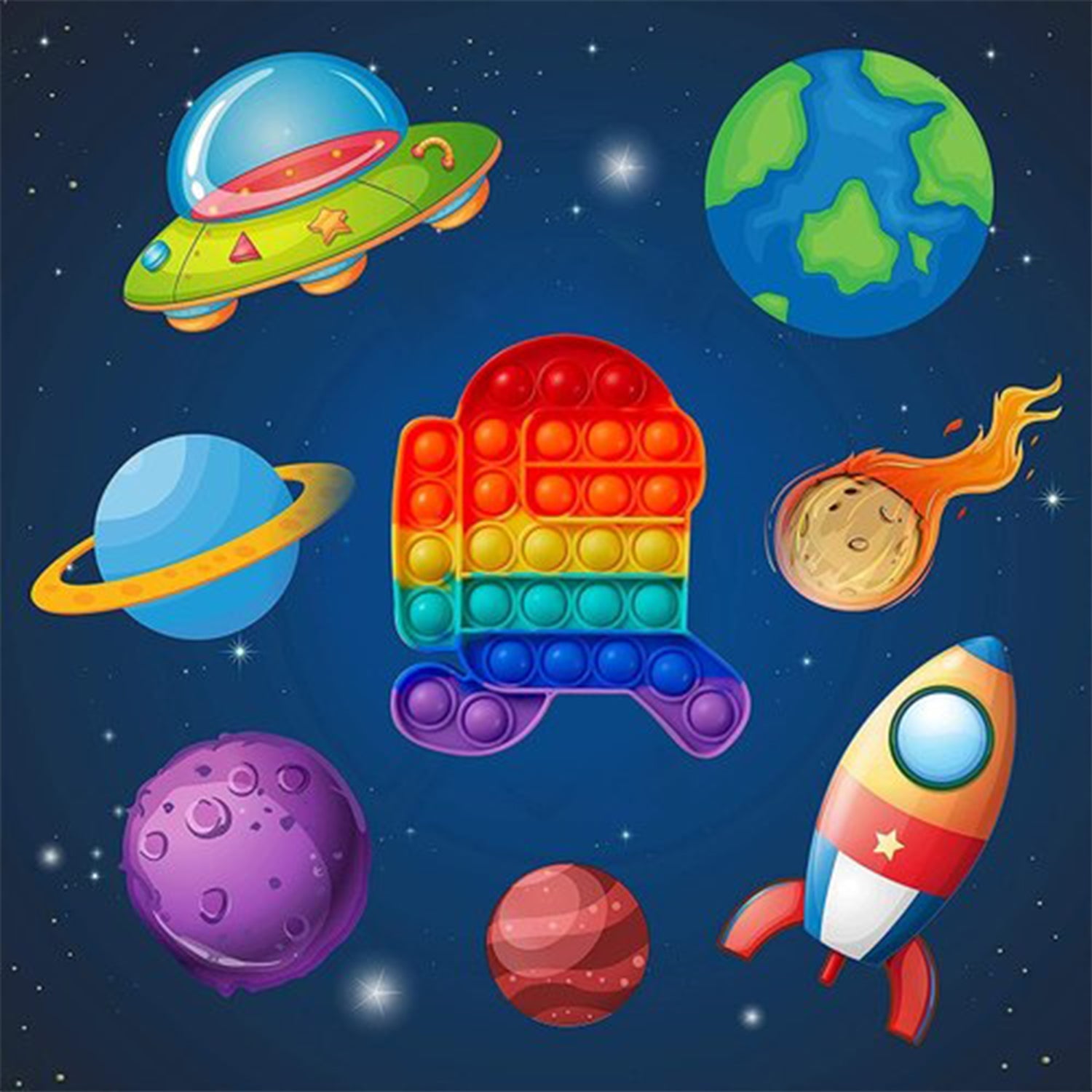 4819 Among US Running Fidget Toy used by kids, children's and even adults for playing and entertaining purposes etc.