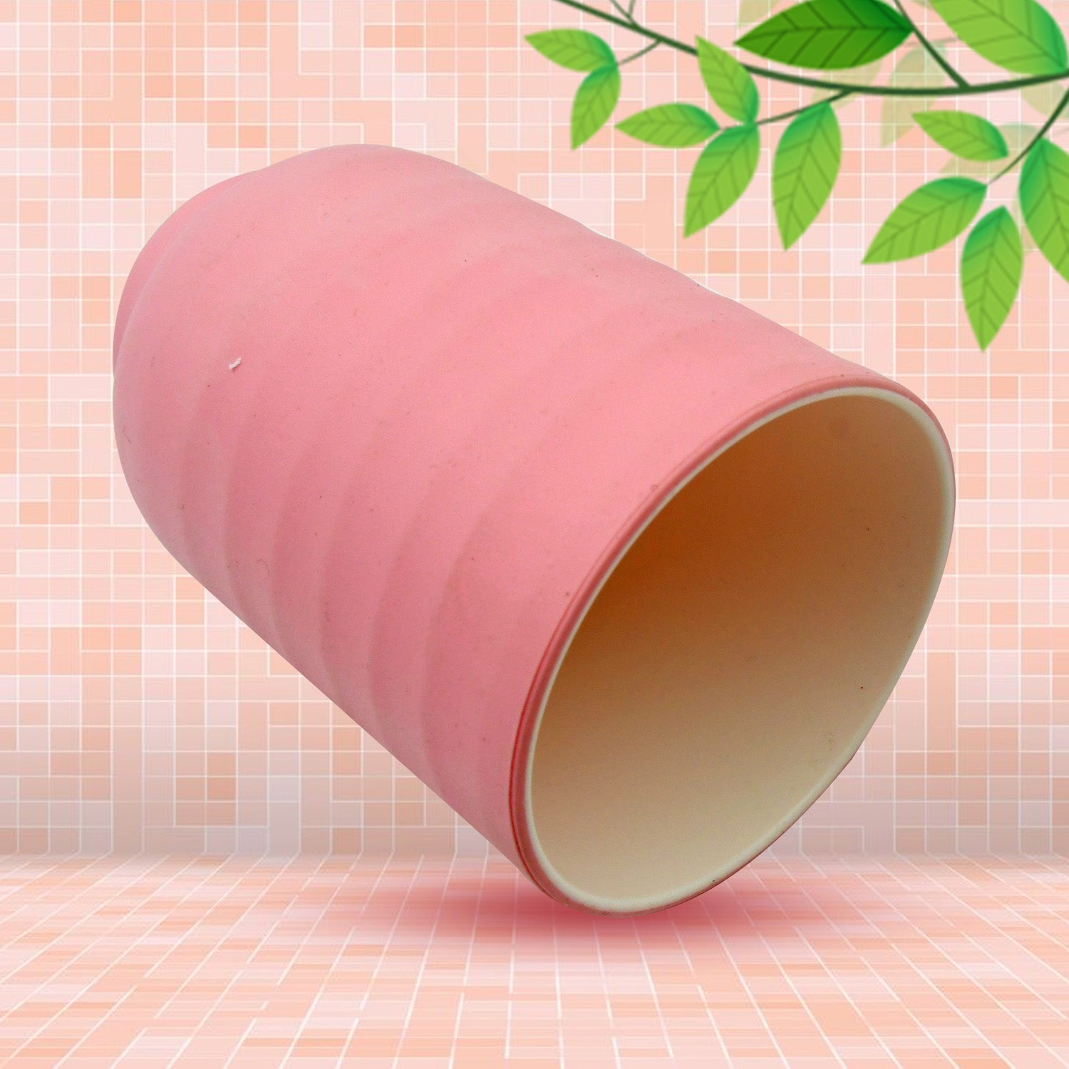 4286 Multi-Purpose Plastic Cup, Reusable Cups, Bathroom Cup Environmental Friendly Festival for Drinking Tea Coffee, Non-slip Bathroom Cup Tooth Cups for Outdoor for Household Gift For Birthday, (1 Pc)