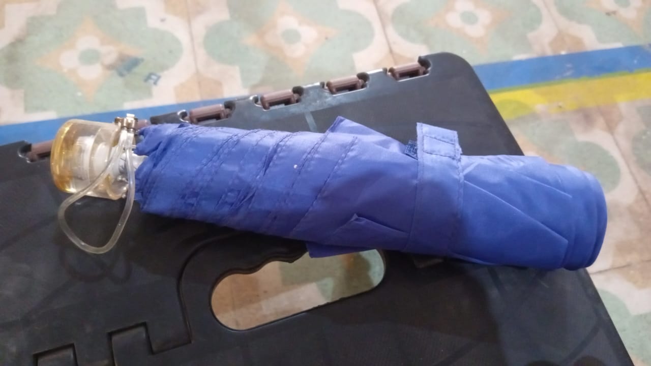 8563 3-Fold Umbrella Summer Sun and Rain Protection Foldable Cute Umbrella || UV Protection Rain Sun Umbrella || Travel Accessories || Umbrella for Children, Girls, and Boys (1 Pc)