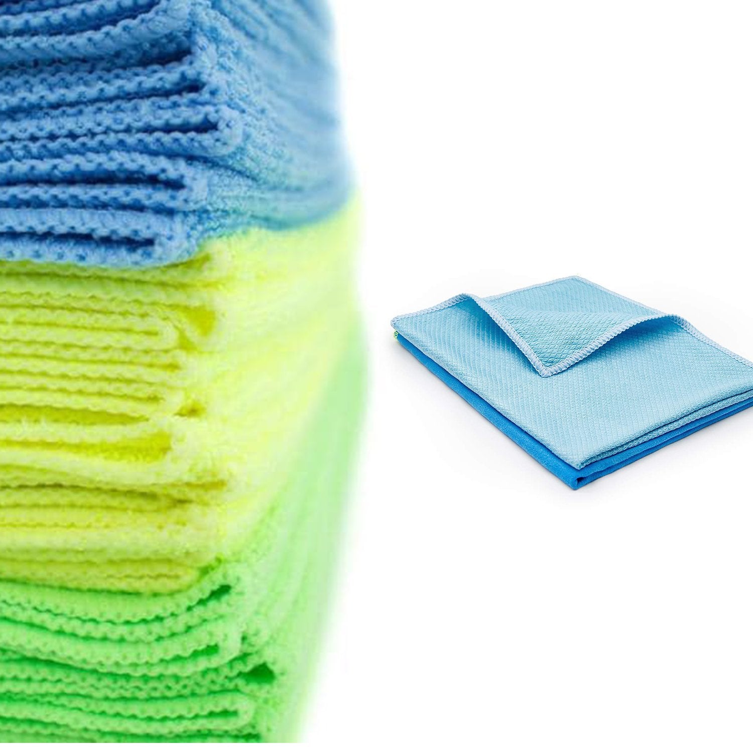 6075 Sweeping Microfiber Cleaning Cloth - 24pc