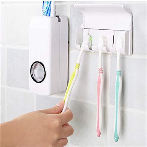 174 Toothpaste Dispenser & Tooth Brush Holder Tapaswee Enterprise WITH BZ LOGO
