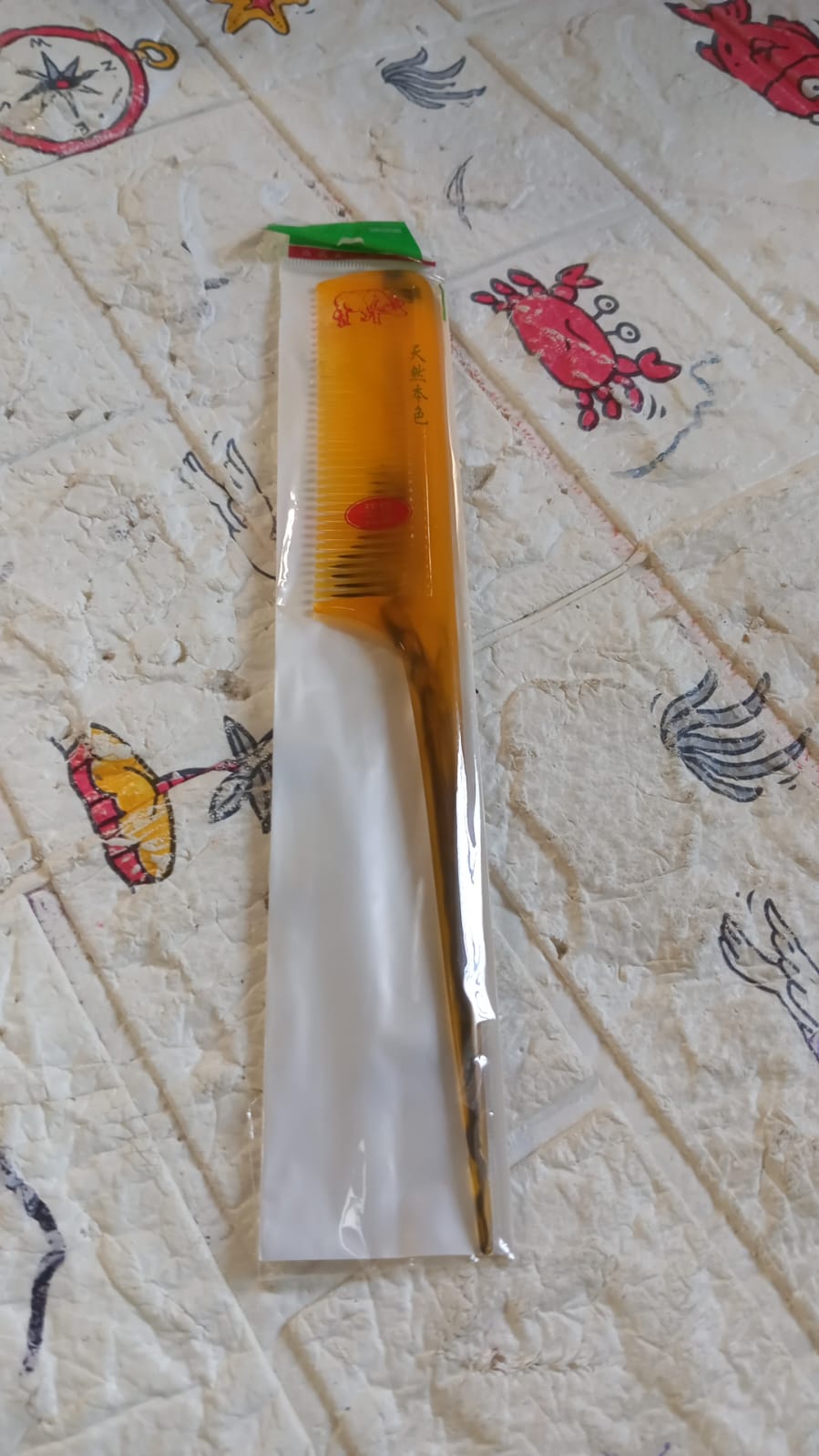 8355 Salon Hairdressing Tapered Grip Hair Comb Beauty Tool Use For Men & Women (1Pc Comb)