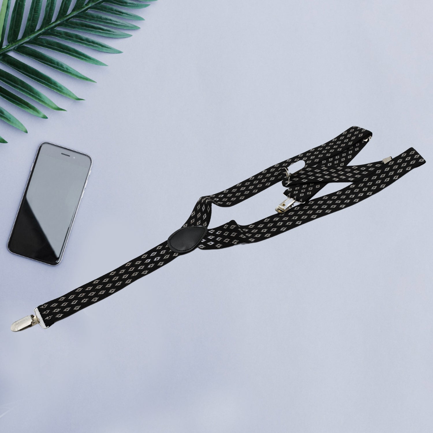 7897 Formal Suspender Men, Women, Boys, Girls Braces Suspenders Heavy Duty 3 Clips Elastic Adjustable Suspenders Elasticity Adjustable