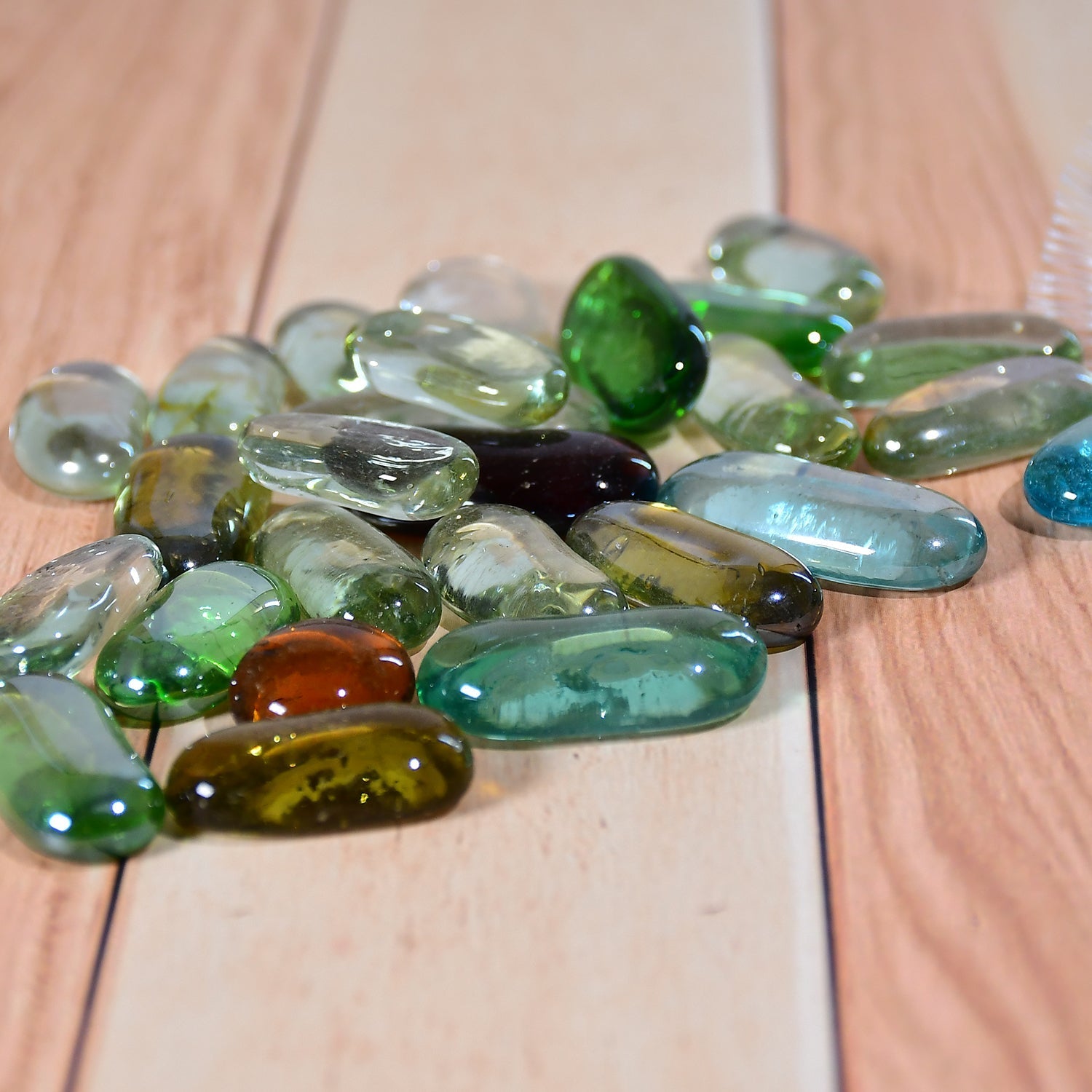 4016 Glass Gem Stone, Flat Round Marbles Pebbles for Vase Fillers, Attractive pebbles for Aquarium Fish Tank.