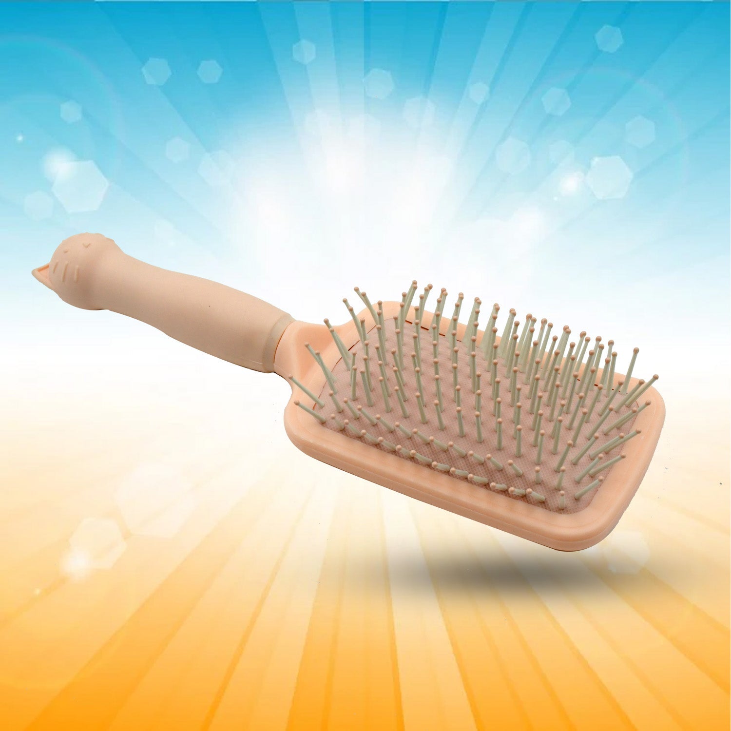 12547 Massage Comb, Massage Hair Brush Ergonomic Matt Disappointment for Straight Curly Hair Cushion Curly Hair Comb For Detangling Professional Comb For Men And Women for All Hair Types, Home Salon DIY Hairdressing Tool (1 Pc / 24 Cm)