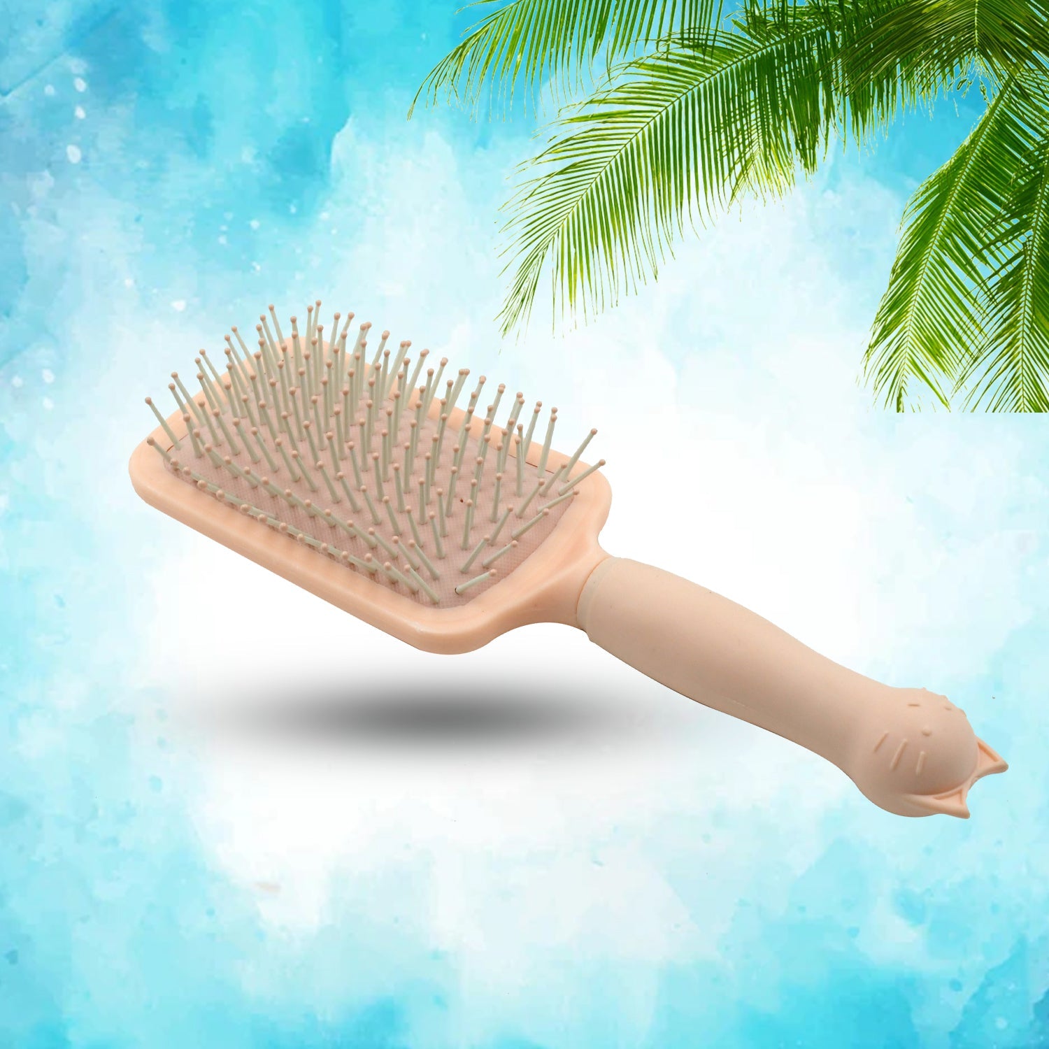 12547 Massage Comb, Massage Hair Brush Ergonomic Matt Disappointment for Straight Curly Hair Cushion Curly Hair Comb For Detangling Professional Comb For Men And Women for All Hair Types, Home Salon DIY Hairdressing Tool (1 Pc / 24 Cm)