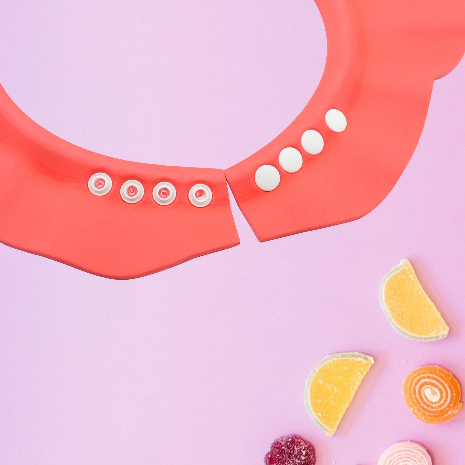 8486 Baby Shower Caps Bath cap For Toddler/Baby/Kide/Soft & Flexible Material Visor Hat Safe Shampoo Protection Shampoo cap Hat New Born Infants babies Shield EyesEars protector soft Comfortable Wash Hair (1 Pc)