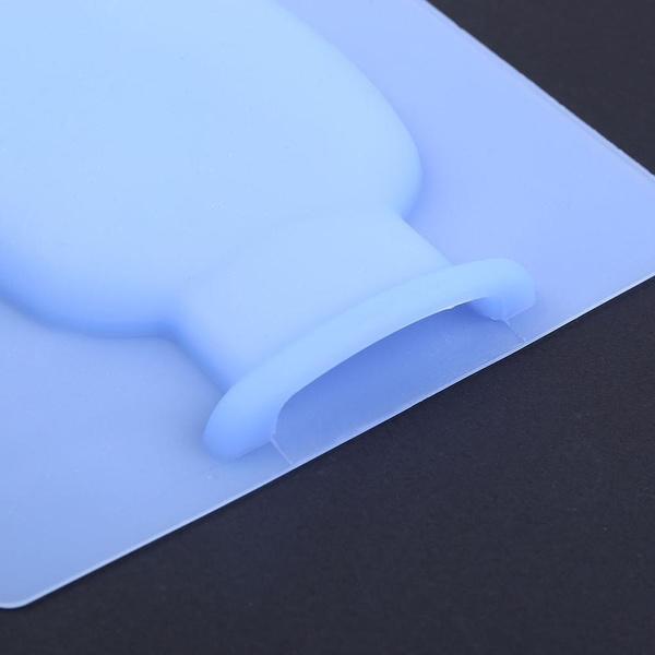 1154 Wall Hanging Silicone Flower Pot Sticker Plant Rack for Decoration (MultiColour)