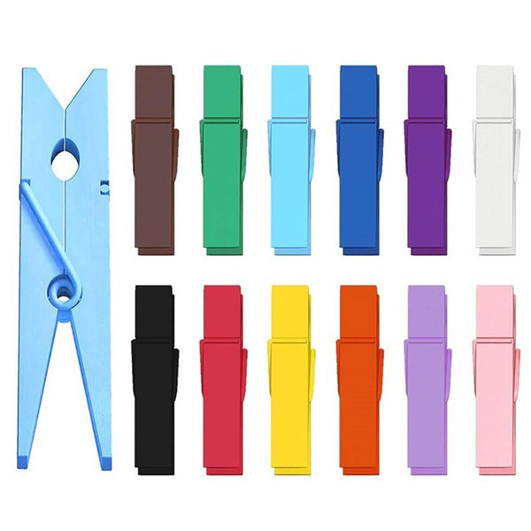 1490 Multipurpose Wooden Clips /Cloth Pegs (Large, 500 Pcs)