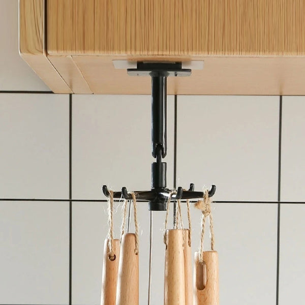 4650 360° rotatable hooks for hanging (Pack of 2) (Brown Box)