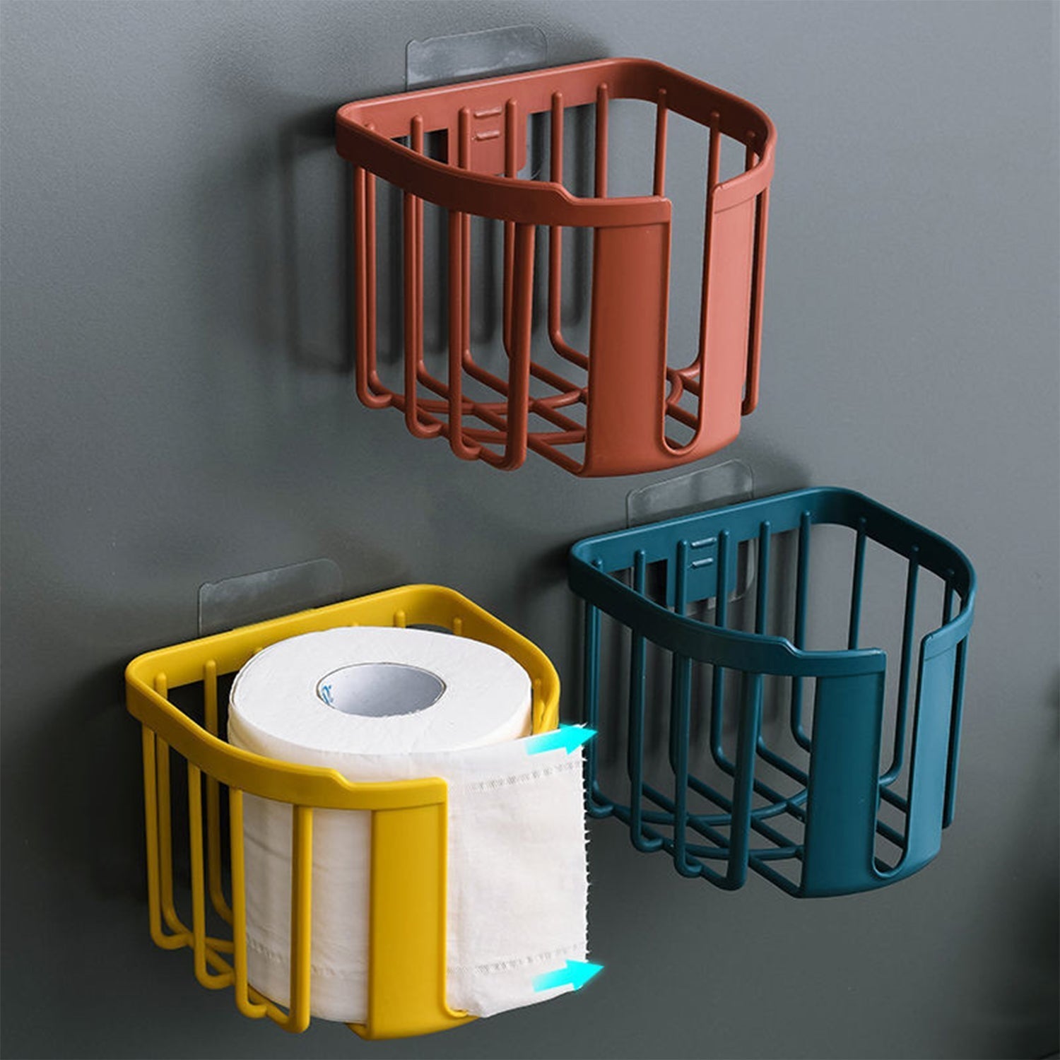 9107 Toilet Roll Holder, Toilet Paper Holder Hanger for Bathroom and Kitchen