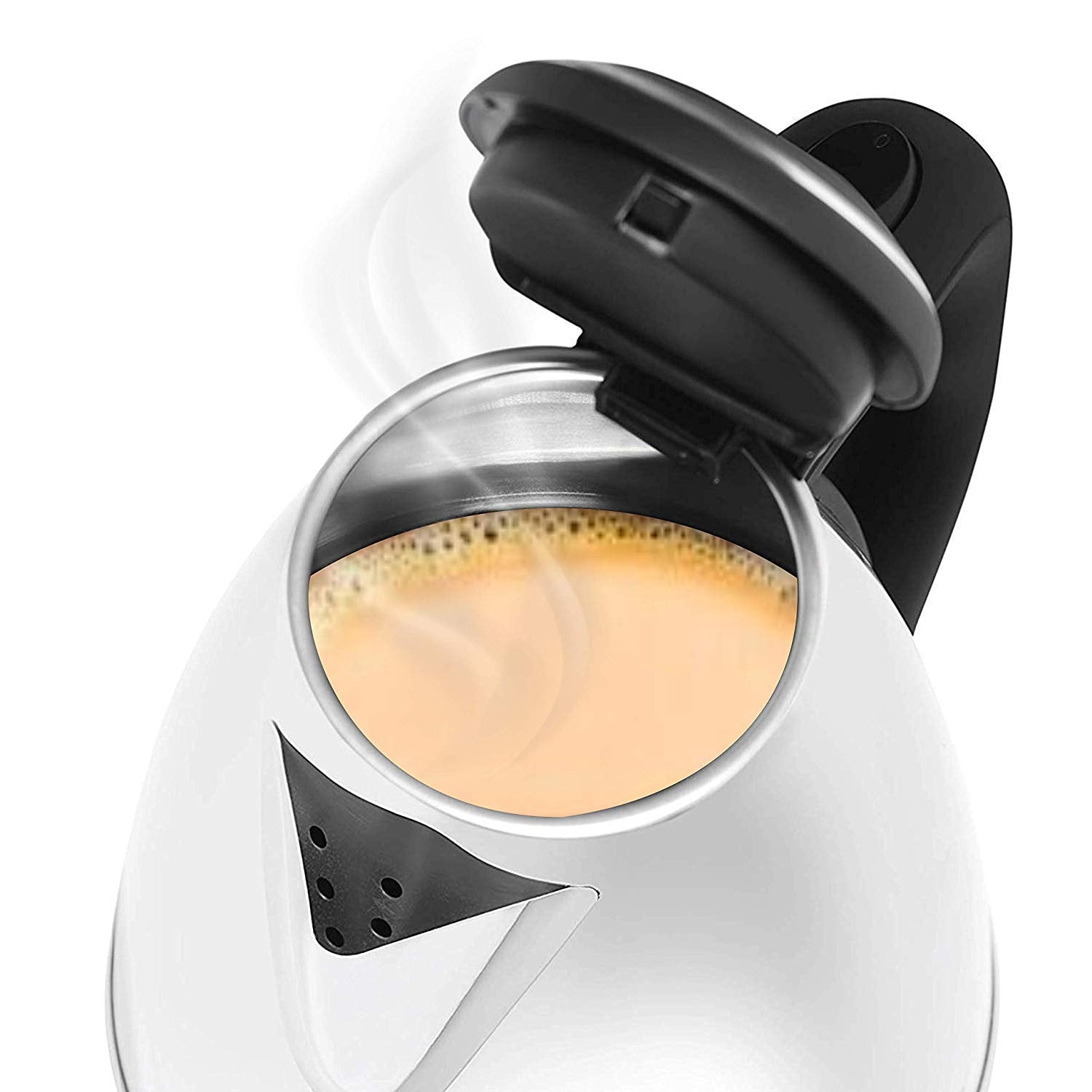 2151 Stainless Steel Electric Kettle with Lid - 2 l