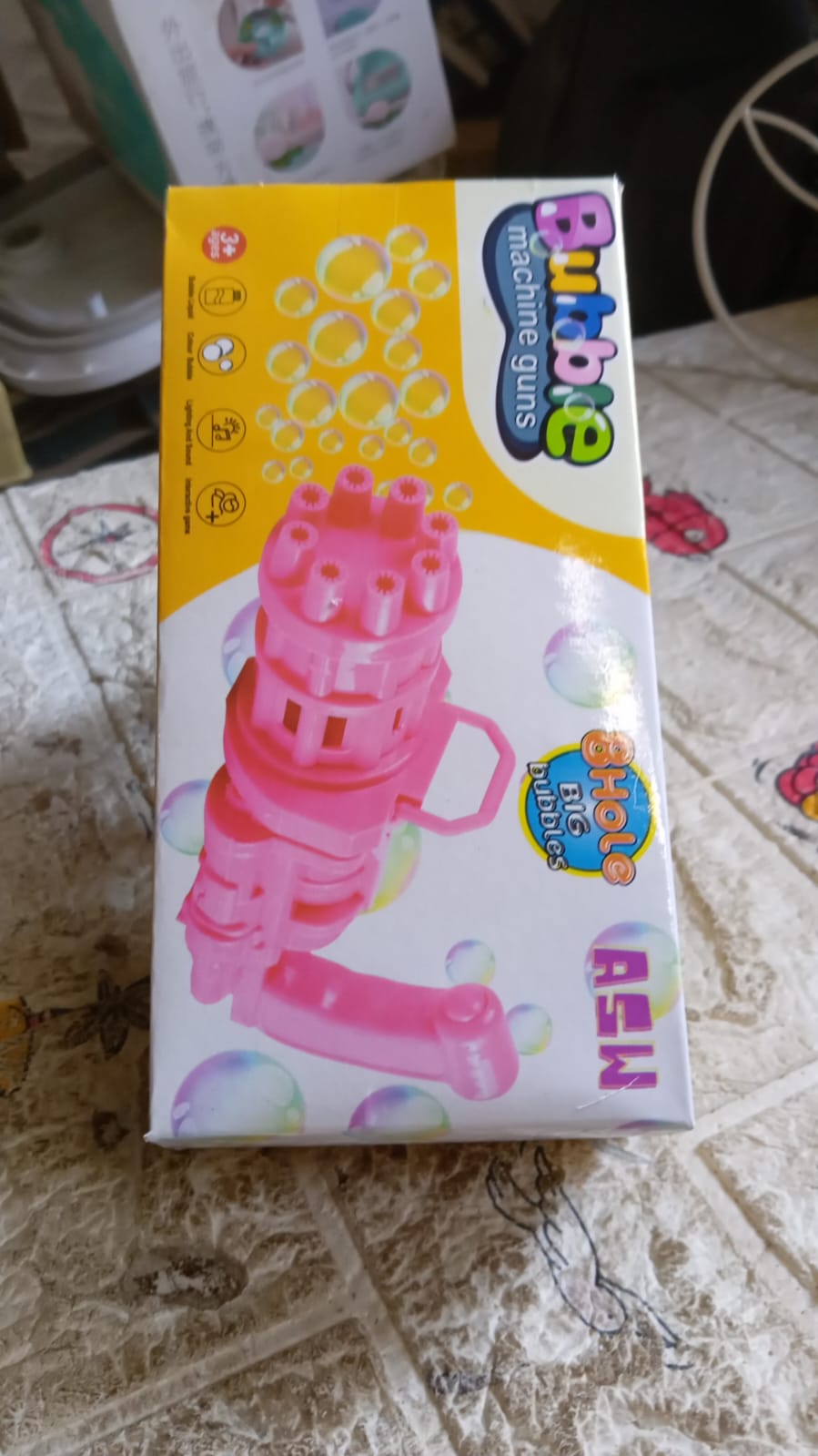 8028 8-Hole battery operated Bubbles Gun Toys for Boys and Girls