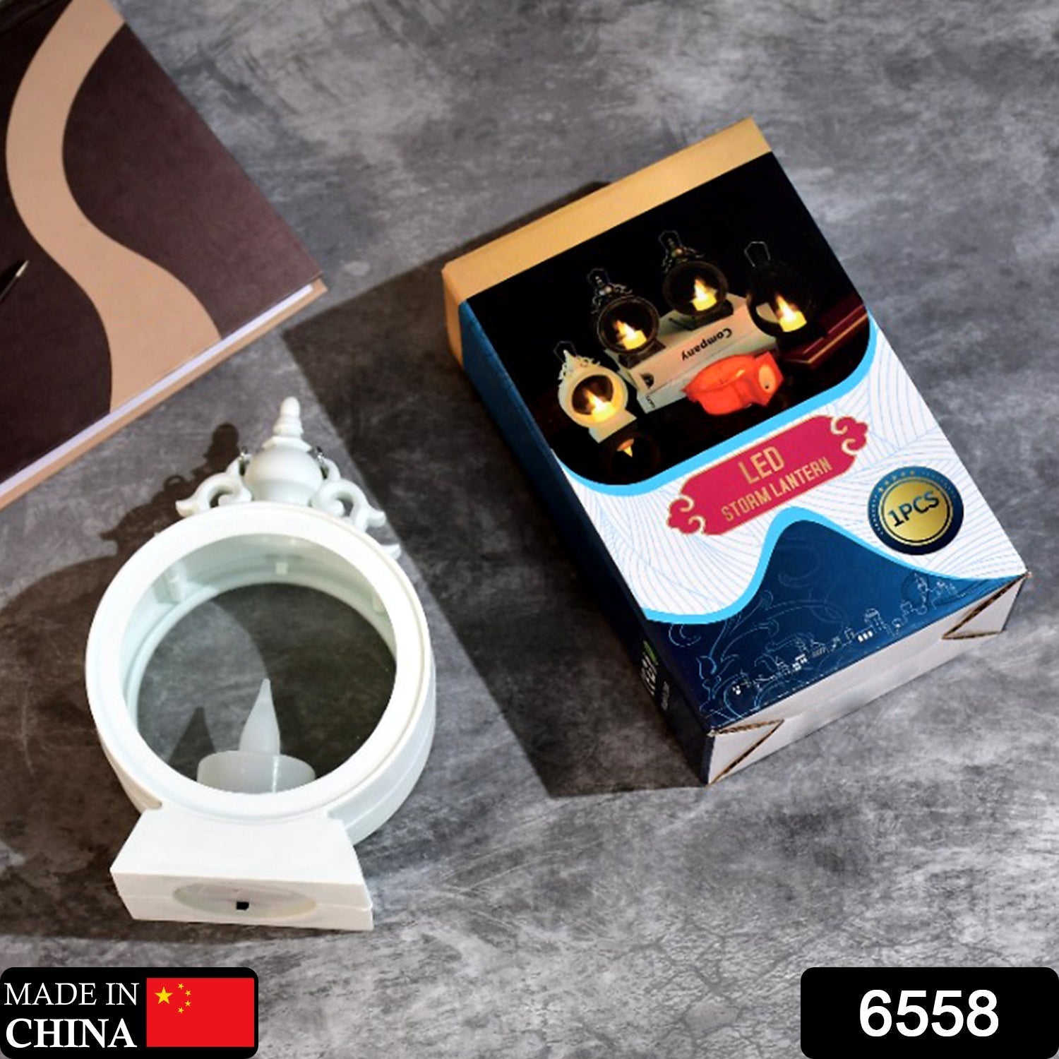 6558 Led storm lantern Design light for Decoration