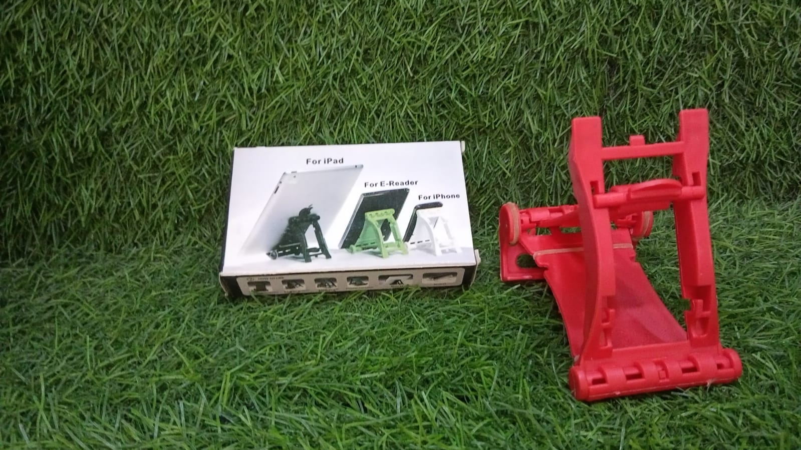 7352 Adjustable Foldable Plastic Square Mobile Stand Premium Mobile Stand Use For Home , Office & Multiuse