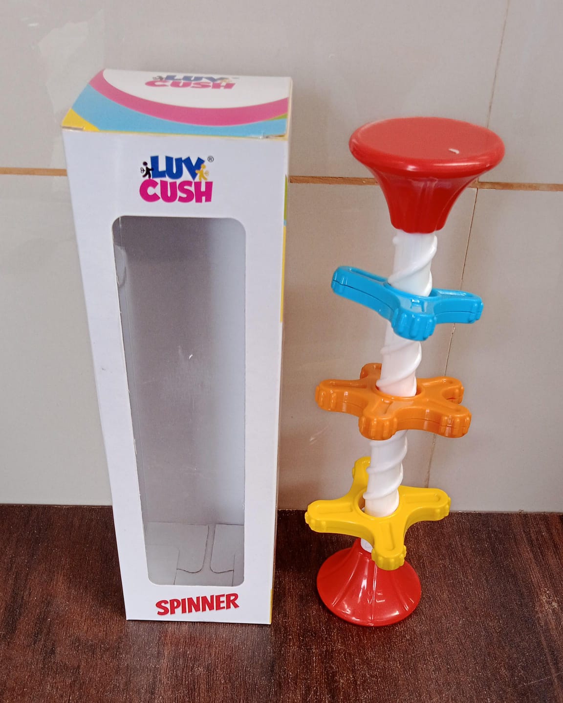 17995 Baby Toy, Mini Spinner, Educational Toy, Tower, Kids Spinning Toy, Puzzle Funny Rotating Tower Toy High Quality Gift for Baby Brain Game Mini Capable of Developing Big Brains Toy (1 Pc)