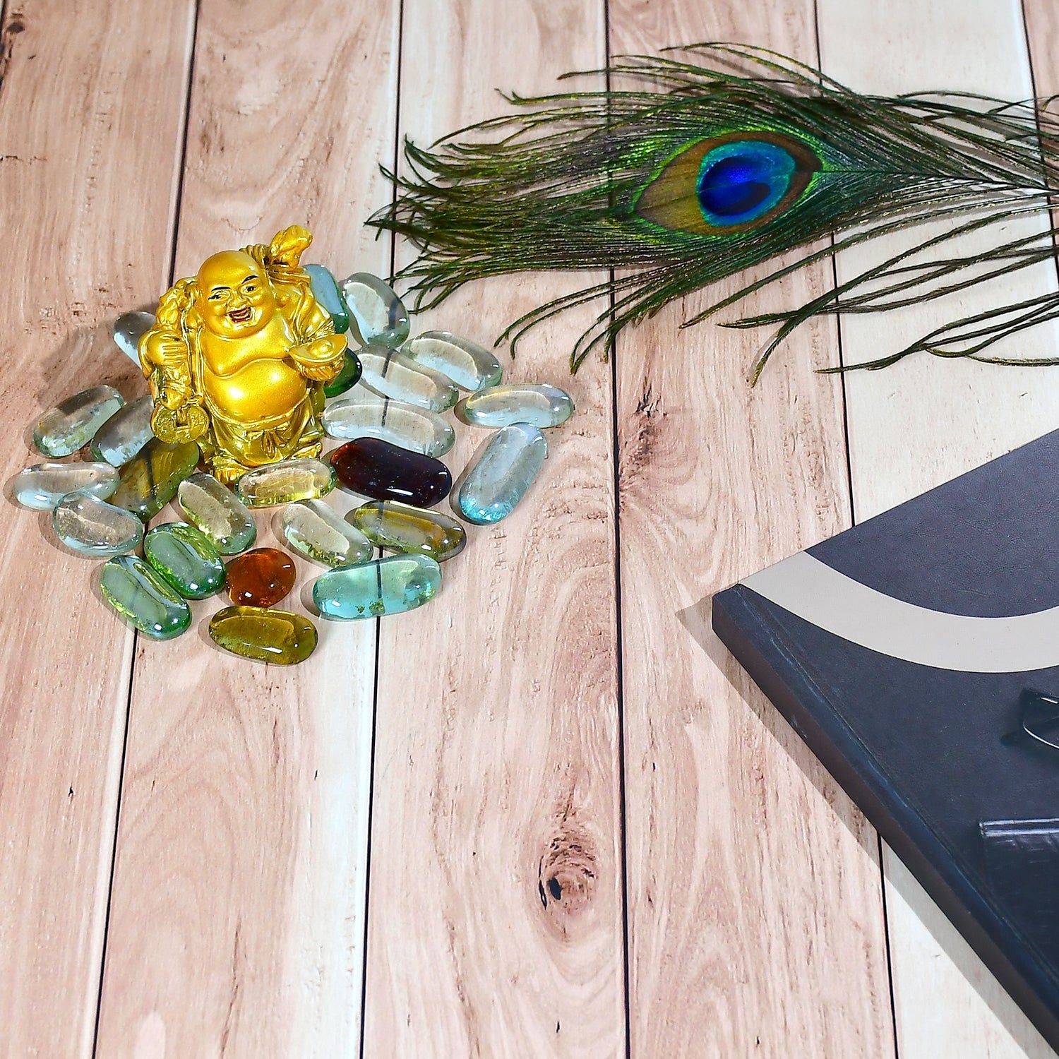 4016 Glass Gem Stone, Flat Round Marbles Pebbles for Vase Fillers, Attractive pebbles for Aquarium Fish Tank.