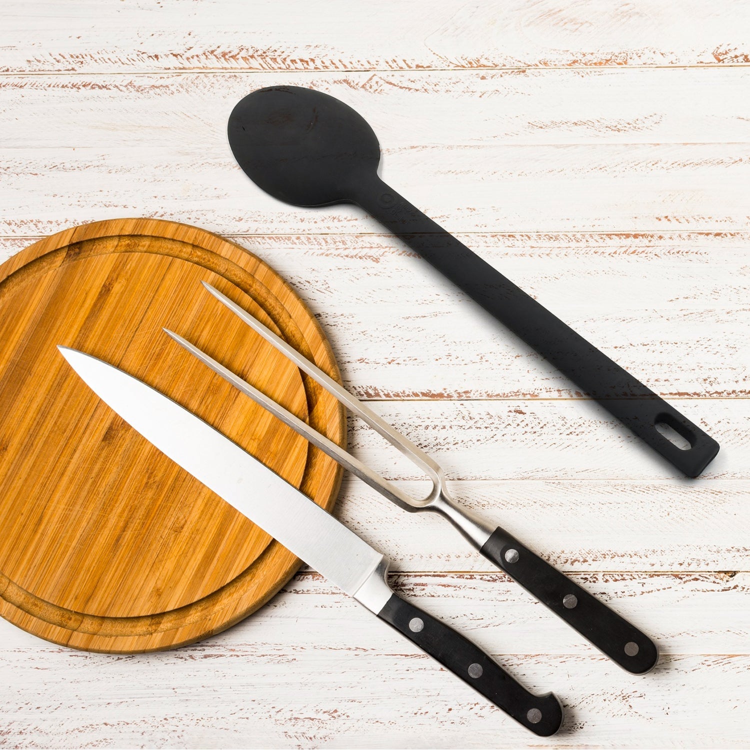 5457 Large Silicone Kitchen Spoon Long Handle Cooking Spoon for Cooking Baking Ladle Kitchen Utensils Food Grade Silicone (30cm)