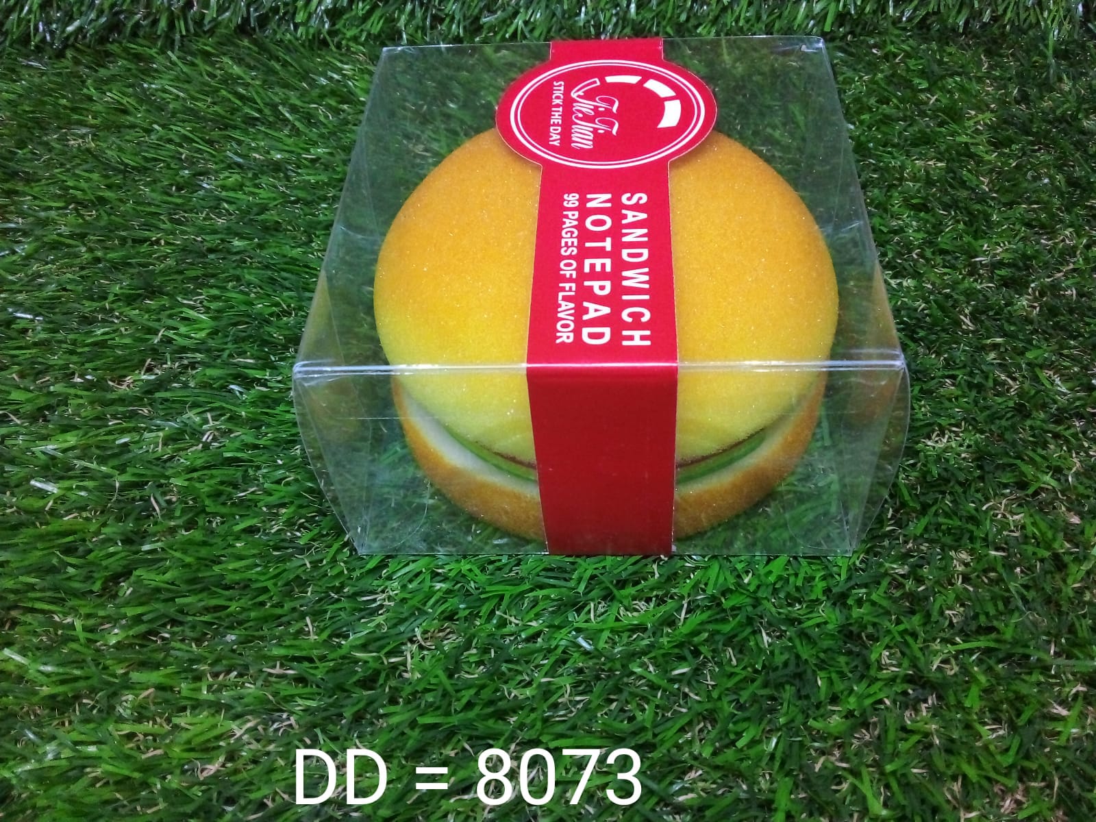 8073 Burger Shaped Notepad / Sticky Notes / Memo Pads, Unique Mini Notes (Multicolor)