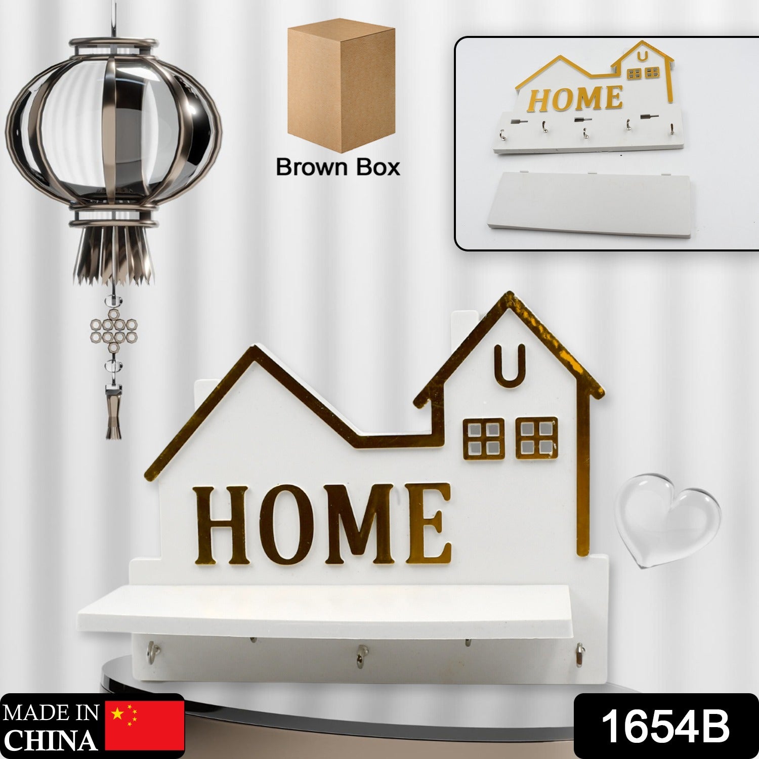 1654B Fancy home Decor Key Holder Antique Key Holder for Wall and Home Decor