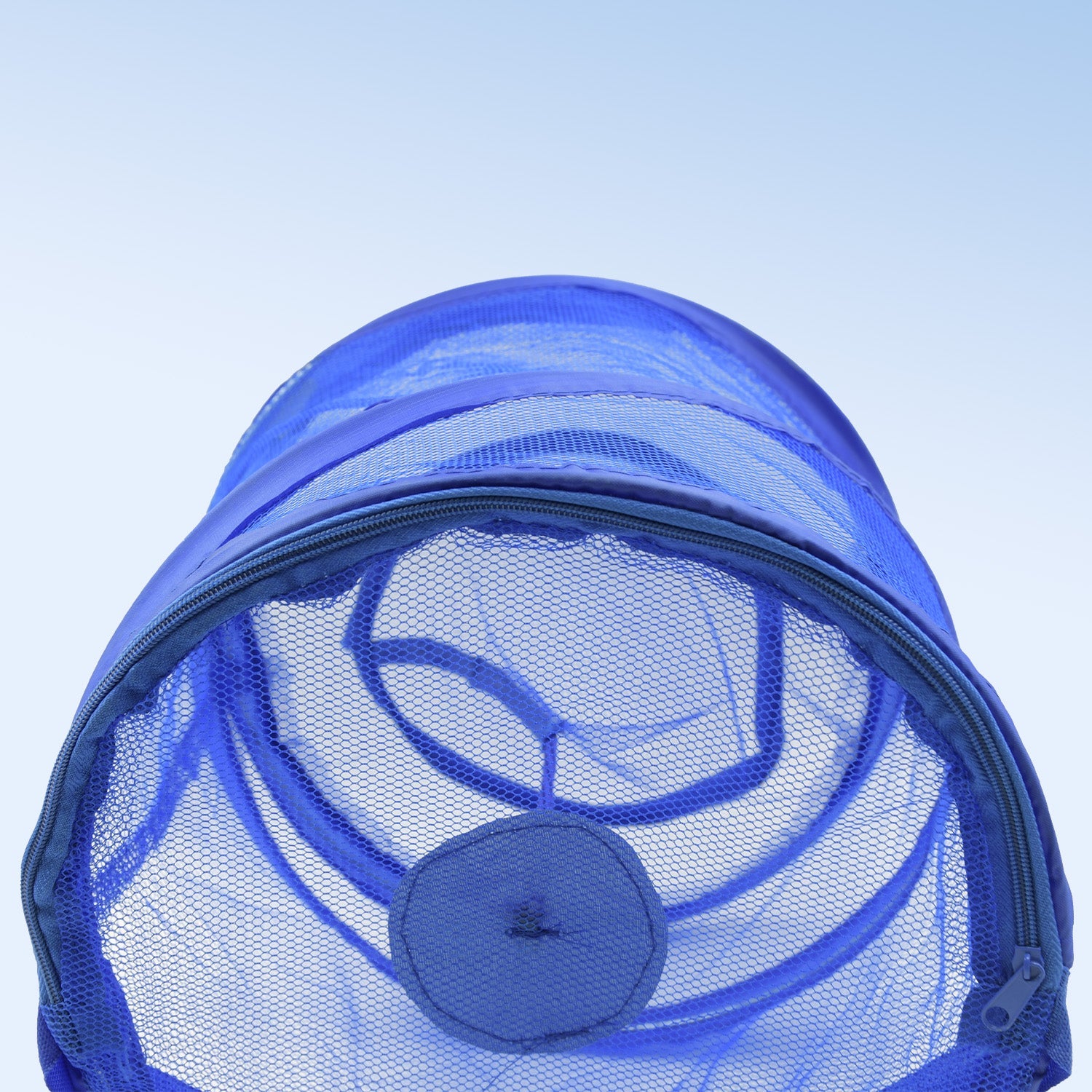 1498 Mesh Popup Laundry Hamper, Foldable Portable Cylindrical Dirty Clothes Basket for Bedroom, Kids Room, College Dormitory and Travel