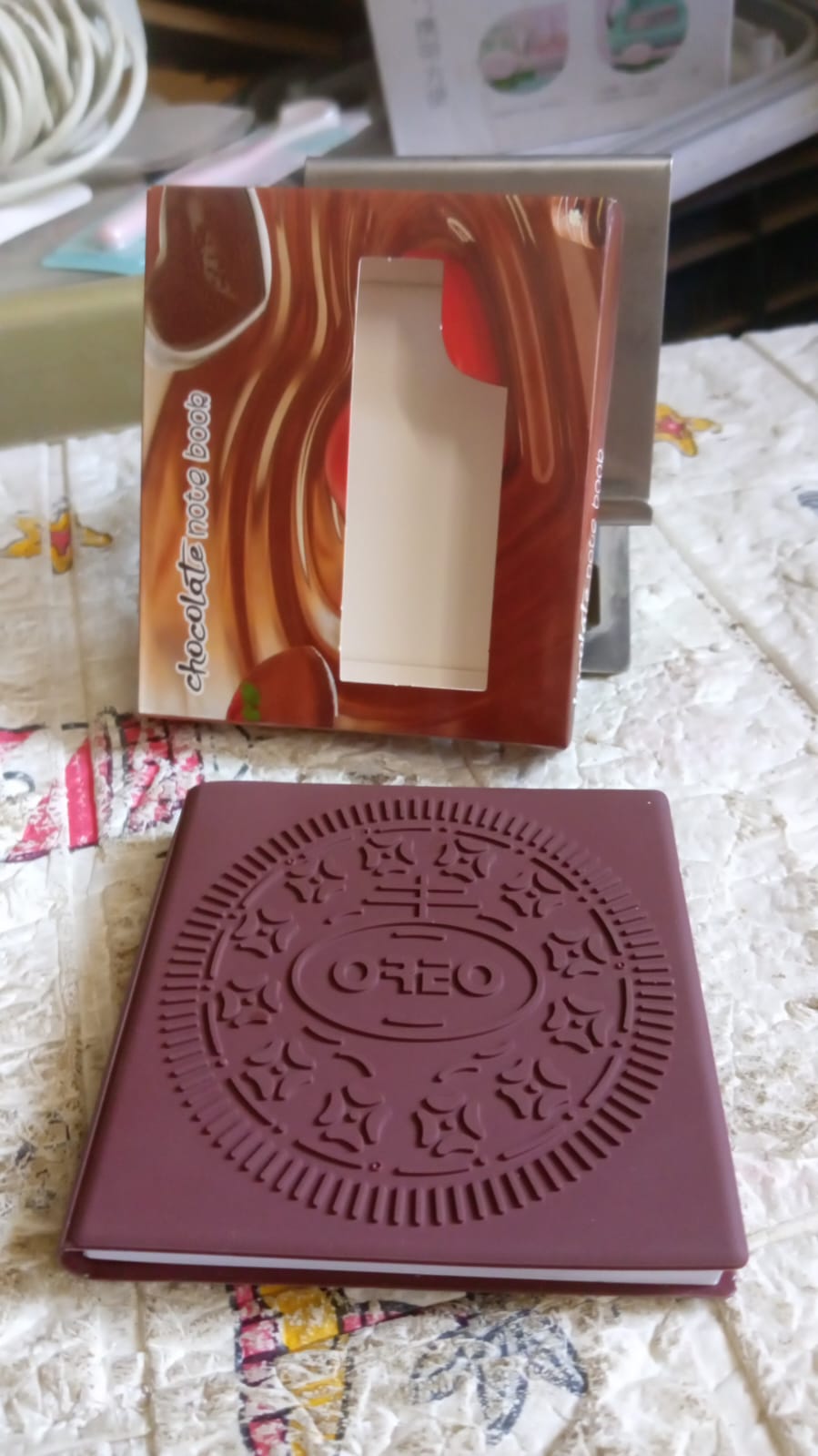 17670 Chocolate Diary Notebooks Original Chocolate Smell Writing Practice Book Early Learning Copybook Premium Chocolate Book (1Pc / Book / 80 Pages)