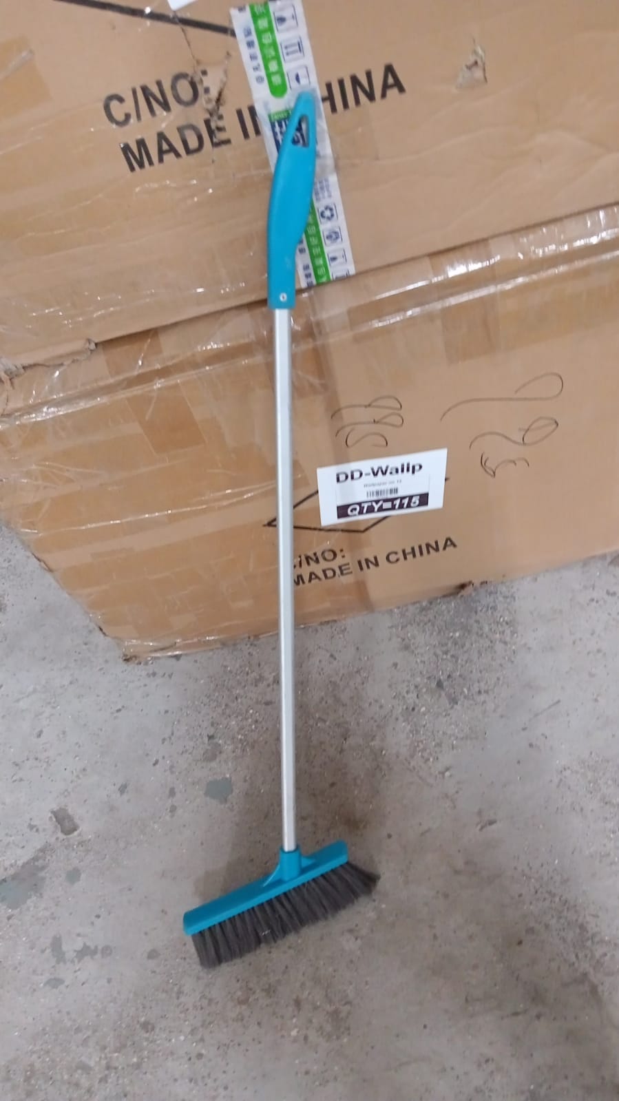 7880 Long Handle - Floor Scrub Brushes for Cleaning Shower, Stiff Bristle Scrubber Brush for Bathroom, Bathtub, Tub, Tile Floors, Garage