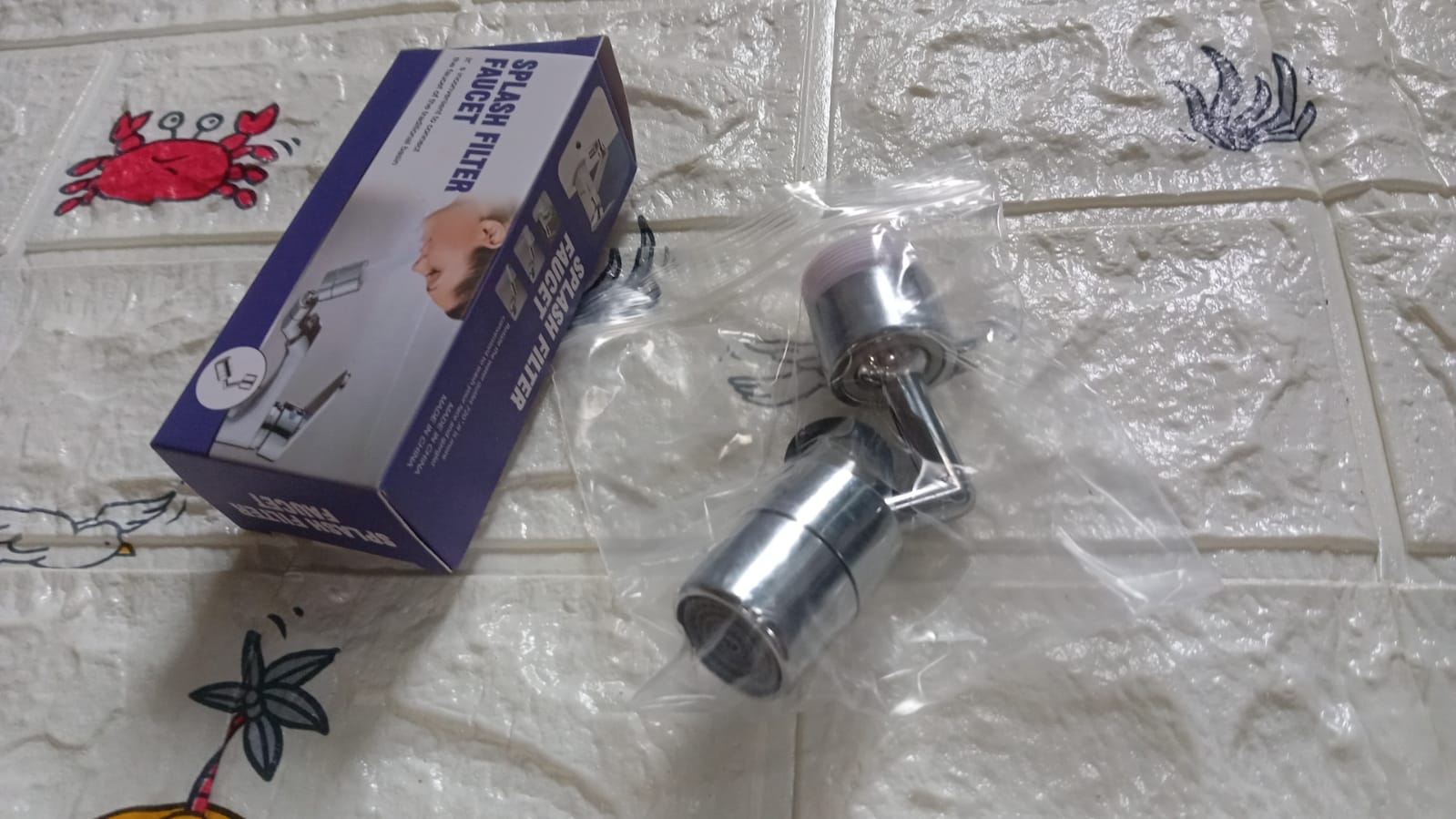 1509 Splash Faucet Filter Faucet, 1080 Rotating Faucet Sprayer Head Double O-ring Design, Movable Tap Water Saving, Sink Aerator Extender For Bathroom Kitchen