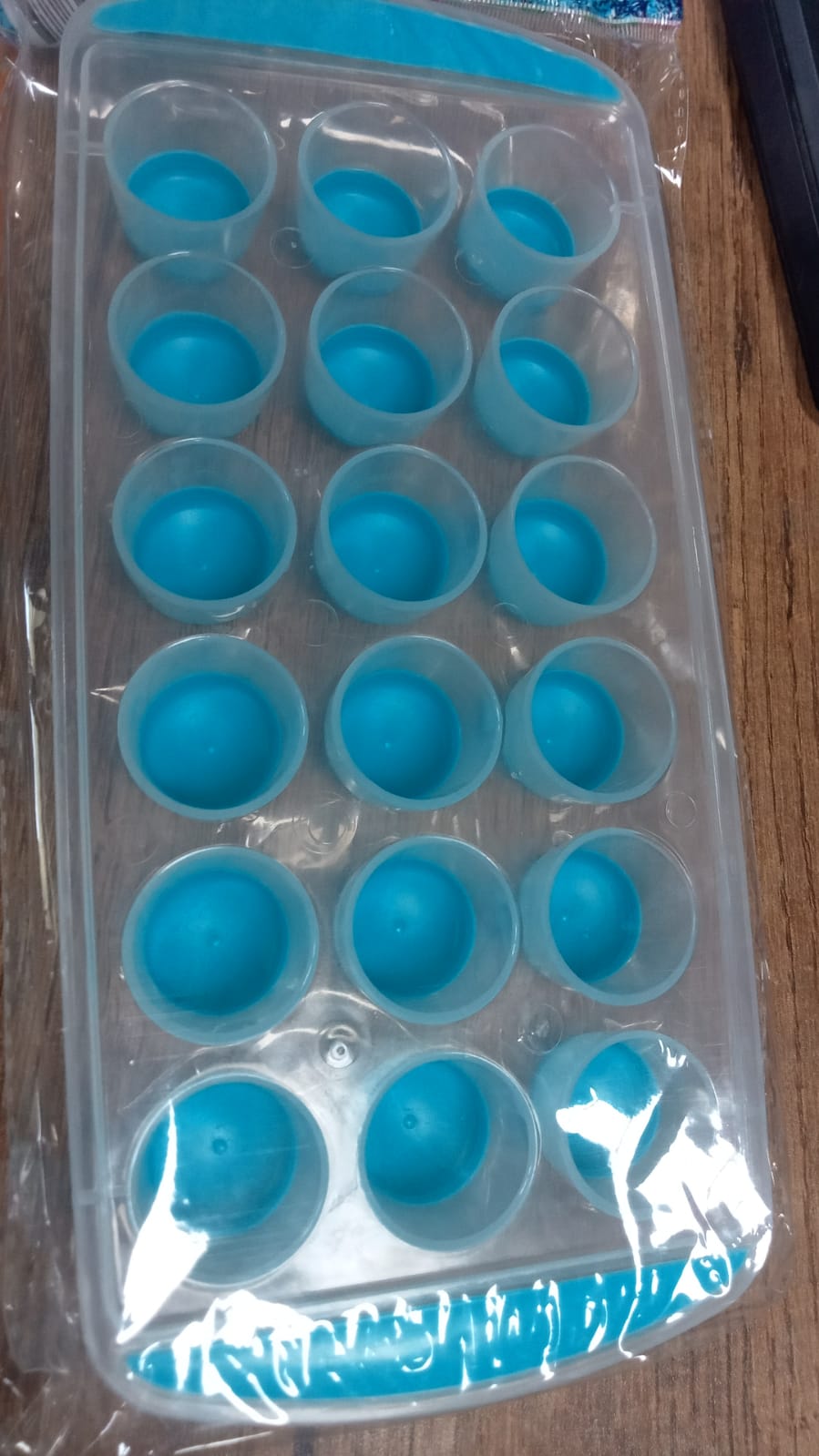 5353 Smart Push Pop Out Round Shape Mini Ice Cube Trays with Flexible Silicone Bottom | Round Shape Silicone Chocolate Mold Maker Ice Cube Tray Freeze Mold