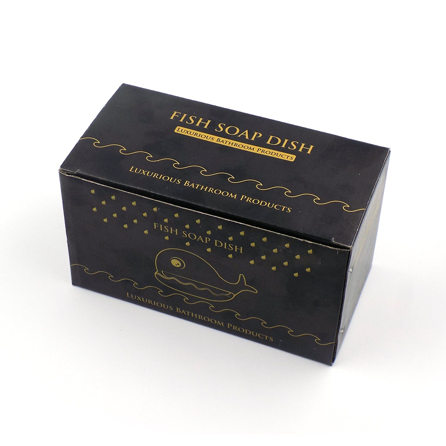 4747 Fish Shape Soap Dish Adhesive Waterproof Wall Mounted Bar Soap Dish Holder (Pack of 2Pc)