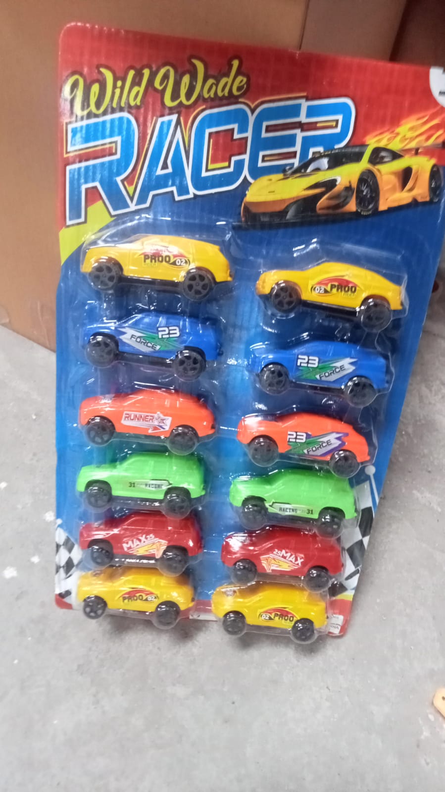 4453 Super City Car Racer Toy For Boys and Girls Pull Push Vehicle Car (Set Of 12Pcs) (Multicolor)