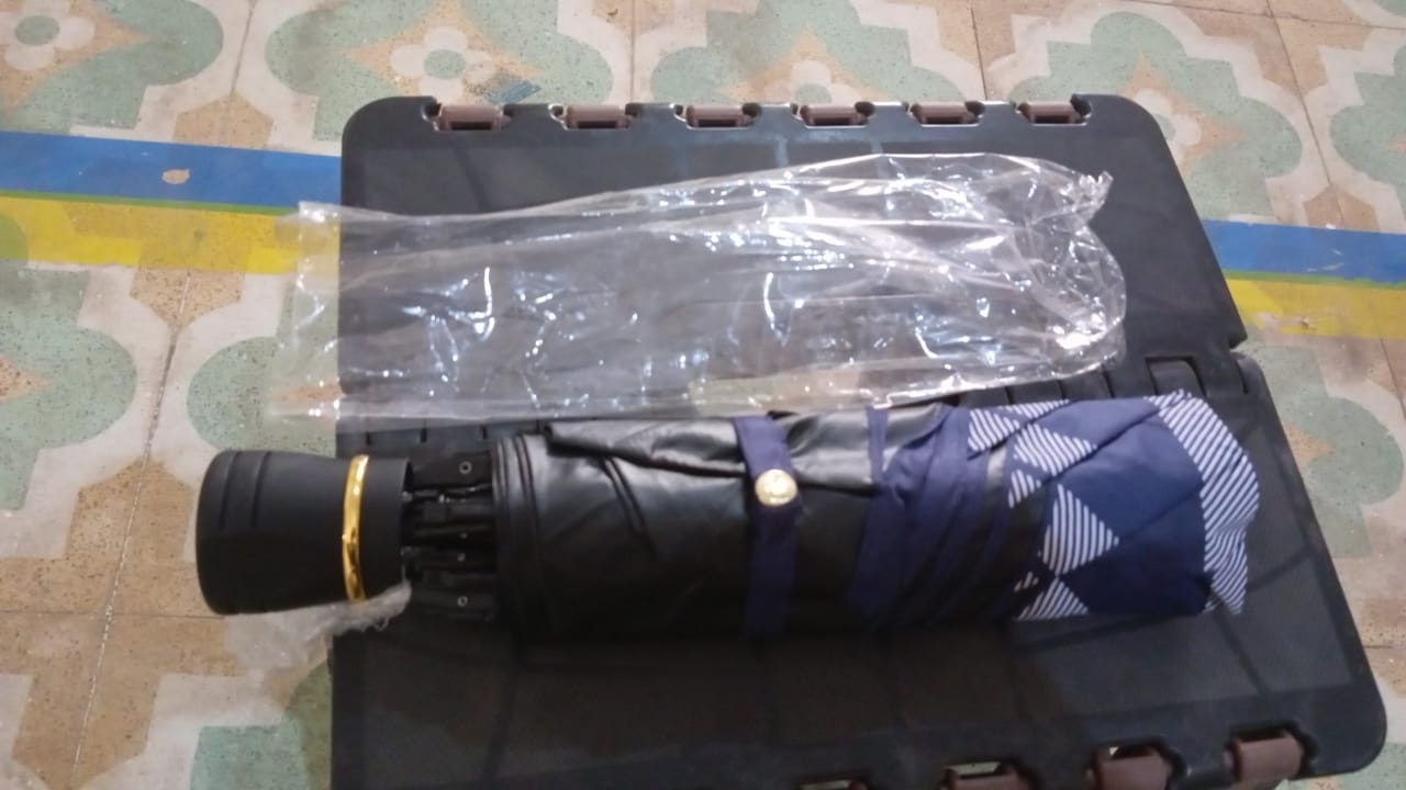 8565 3-Fold Umbrella Summer Sun and Rain Protection Foldable Cute Umbrella || UV Protection Rain Sun Umbrella || Travel Accessories || Umbrella for Children, Girls, and Boys (1 Pc)