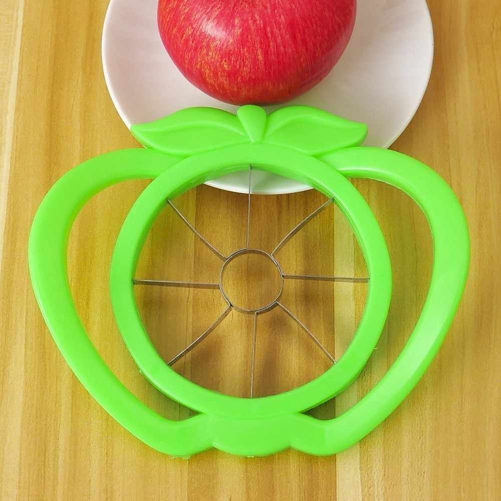 2457 Plastic Apple Cutter Slicer with 8 Blades and Handle