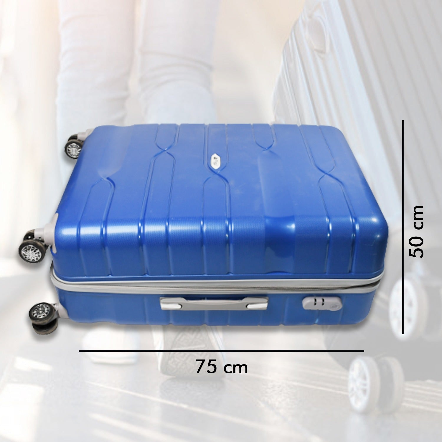 1101 Luxury Traveling bag 4 Wheel Trolley Bag Large Bag Store Extra Luggage In Bag For Traveling Use Large Bag