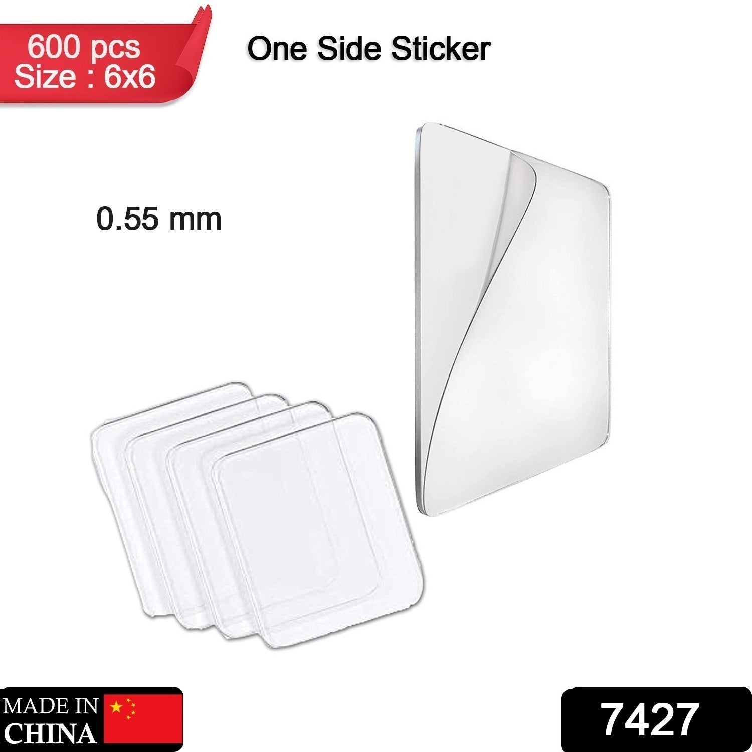 7427 Self Adhesive Tape Double Sided Heavy Duty Tap for Wall, Kitchen, Office, Wall, Car | Stickers for Home