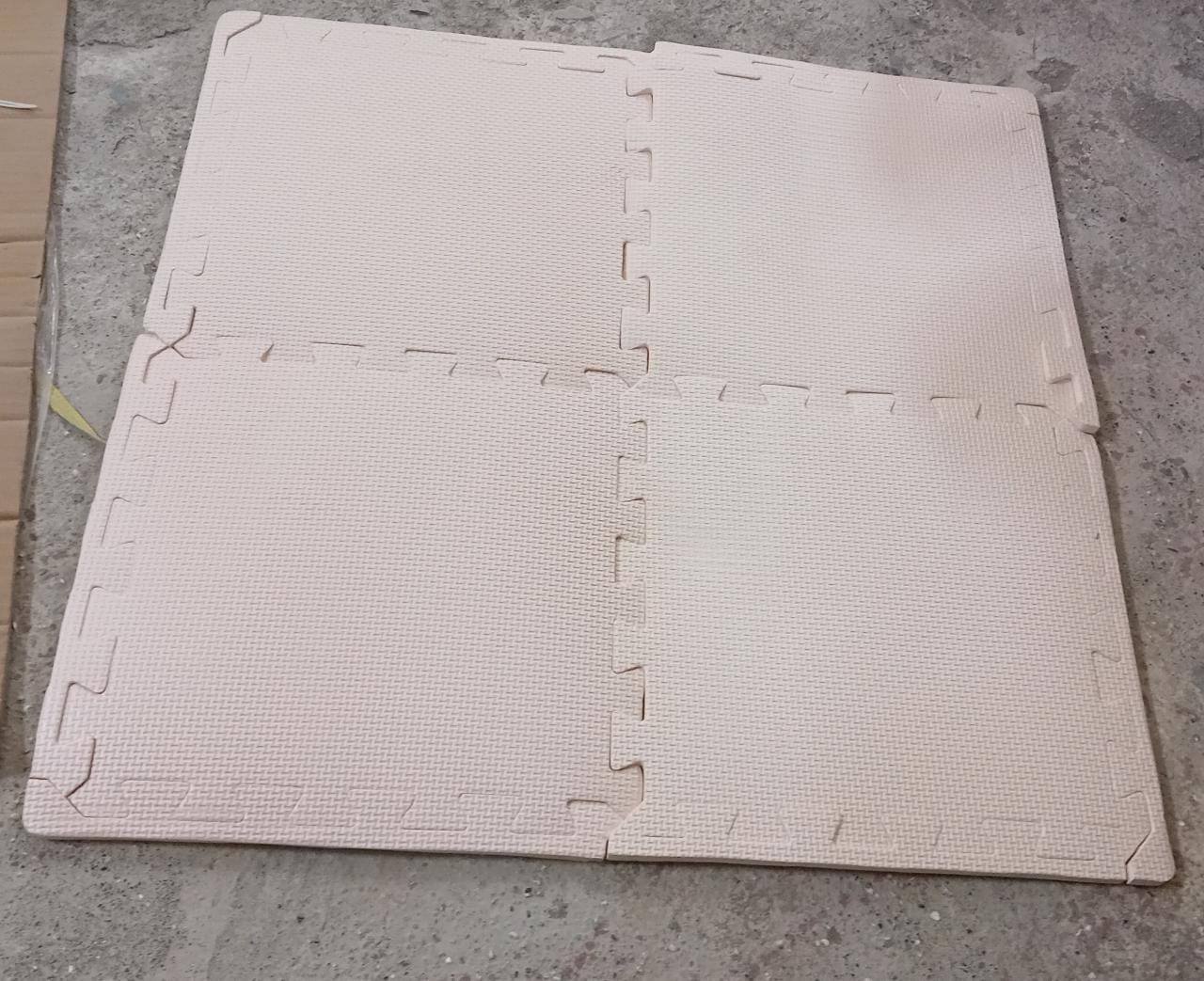 7539 Kids mats for Floor Soft Plush Foam Babies Puzzle Interlocking Play mats for Crawling Playing Tile mat Carpet Rug for Infants and Toddlers (Size :- 63x63Cm Set Of 4Pc)