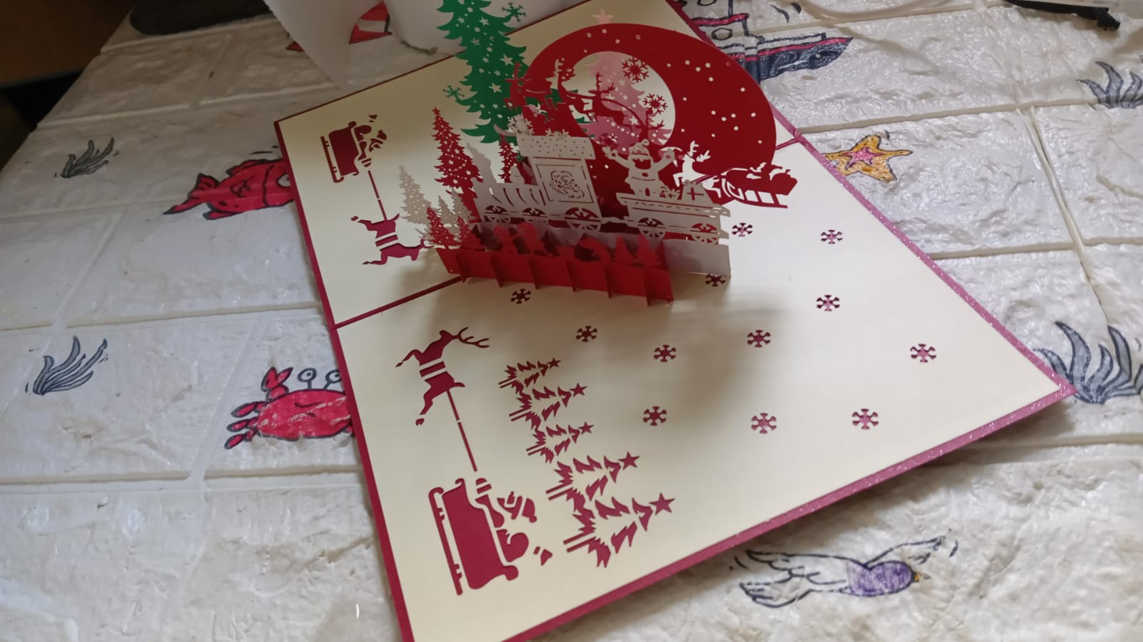 3D Paper Wish Card High Quality Paper Card All Design Card Good Wishing Card (Birthday , Valentine , love , Christmas Card) (1Pc )