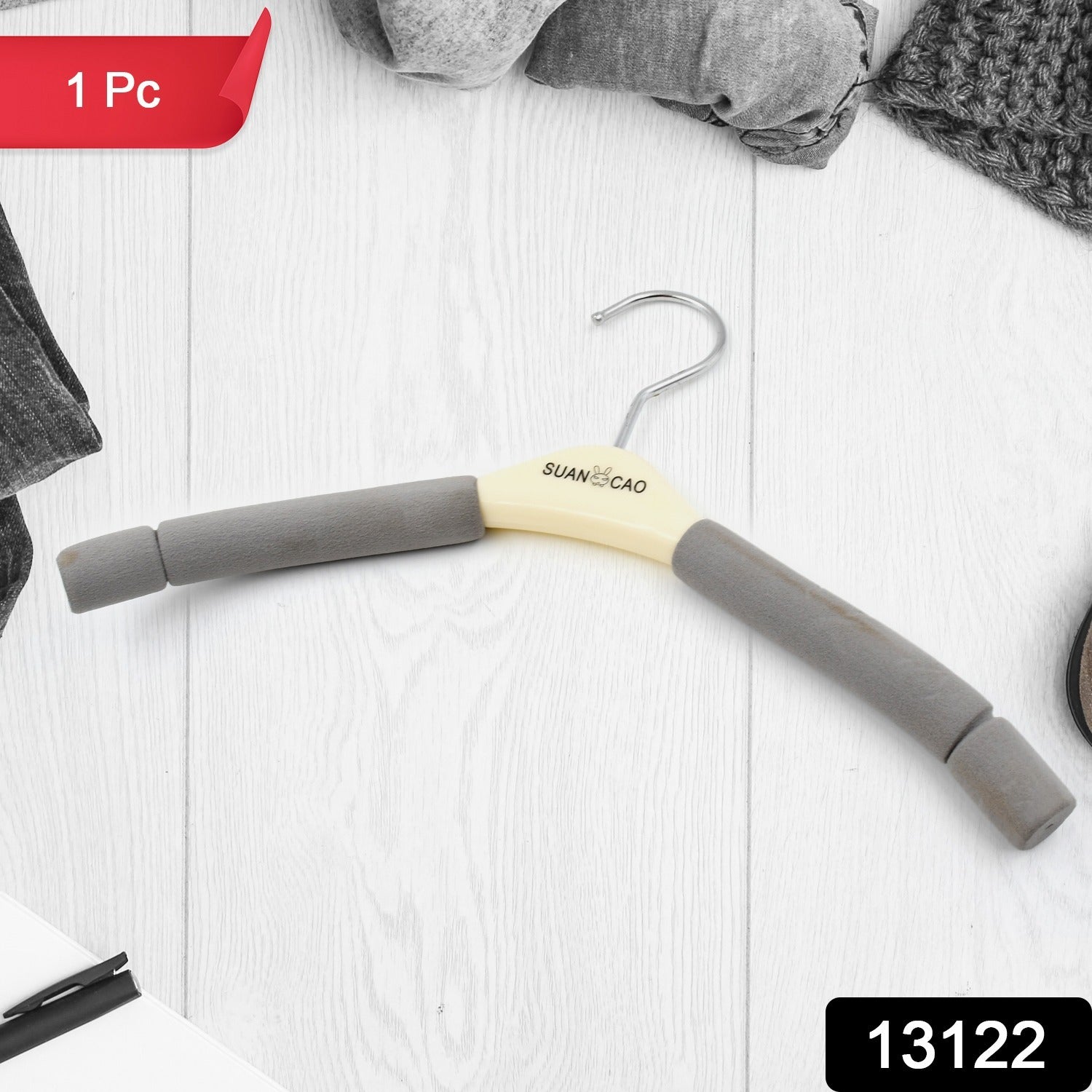 Solid Sponge Hanger Non-Slip Hanger Home No Trace Clothes Hanging Pants Clip Clothing Store Hangers, Clothes Hanger for Closet Wedding Dress Women, Men, Children Clothing (1 Pc / Mix Color)