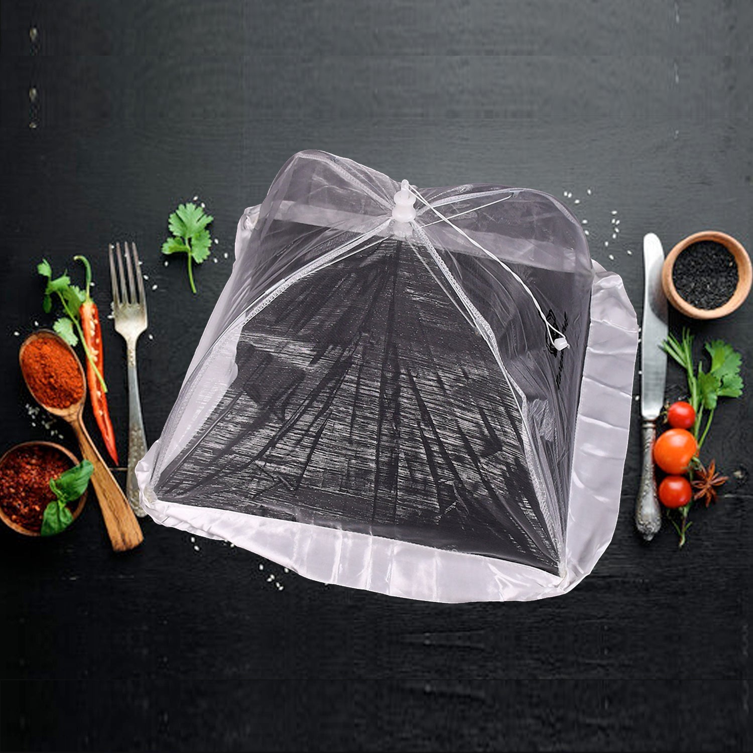 7179A UMBRELLA FOOD COVERS MESH NET KITCHEN UMBRELLA PRACTICAL HOME USING FOOD COVER