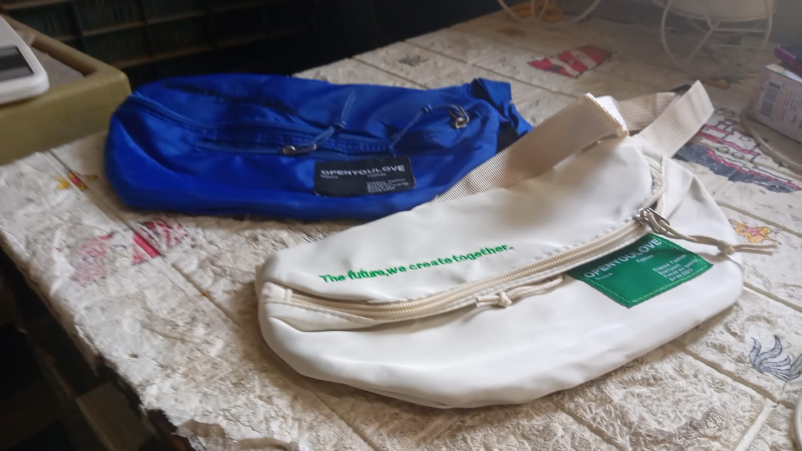 12847 Waist Bags For Men Women-Premium Stitching, Zippers Bag, Waterproof pocket, safe-Large Pack for Hiking Travel Camping Running Sports Outdoors, With Adjustable Strap Bag (Mix Design | 1 Pc)