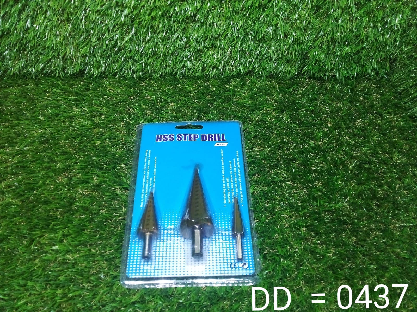 437 -3X Large HSS Steel Step Cone Drill Titanium Bit Set Hole Cutter (4-32, 4-20, 4-12mm)