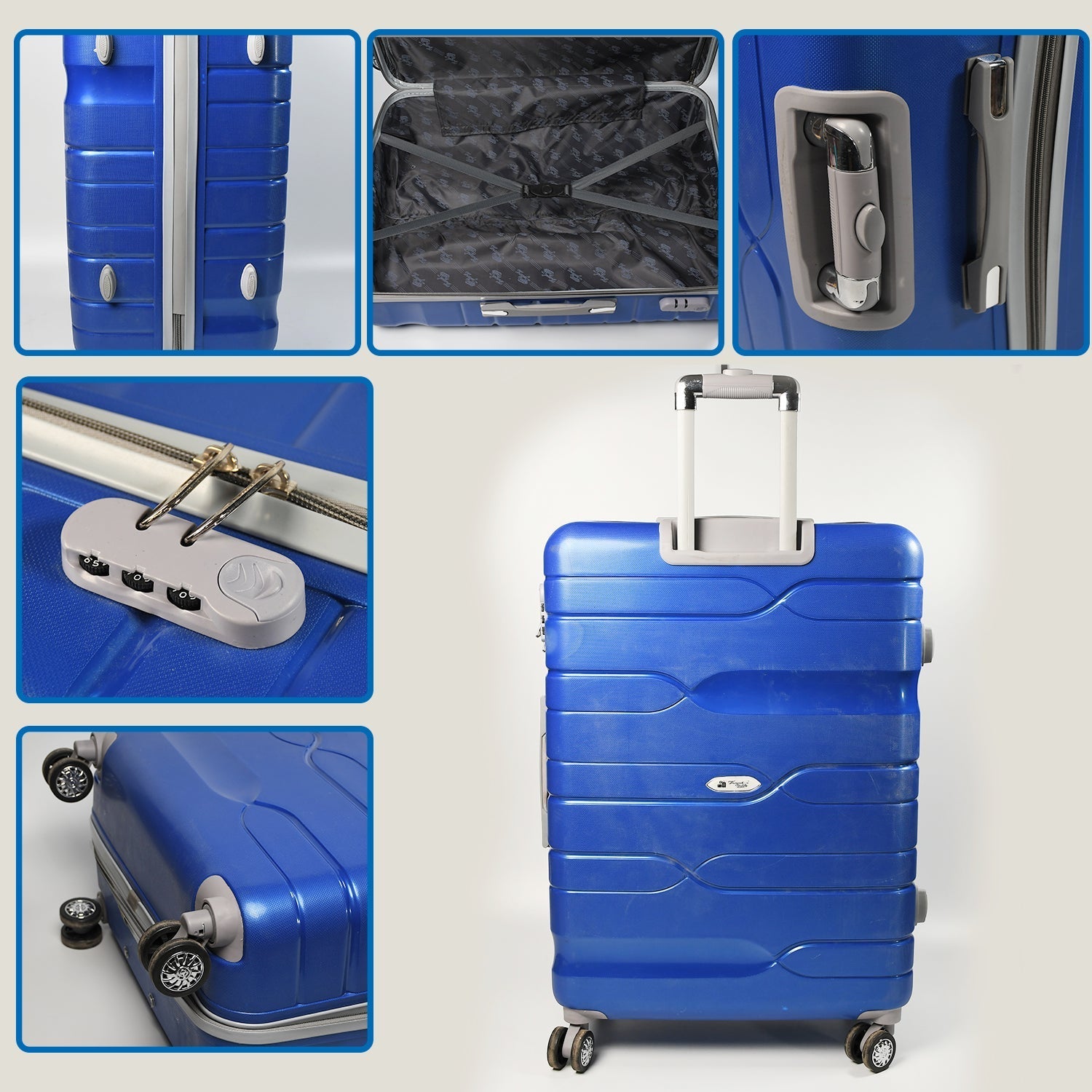 1101 Luxury Traveling bag 4 Wheel Trolley Bag Large Bag Store Extra Luggage In Bag For Traveling Use Large Bag